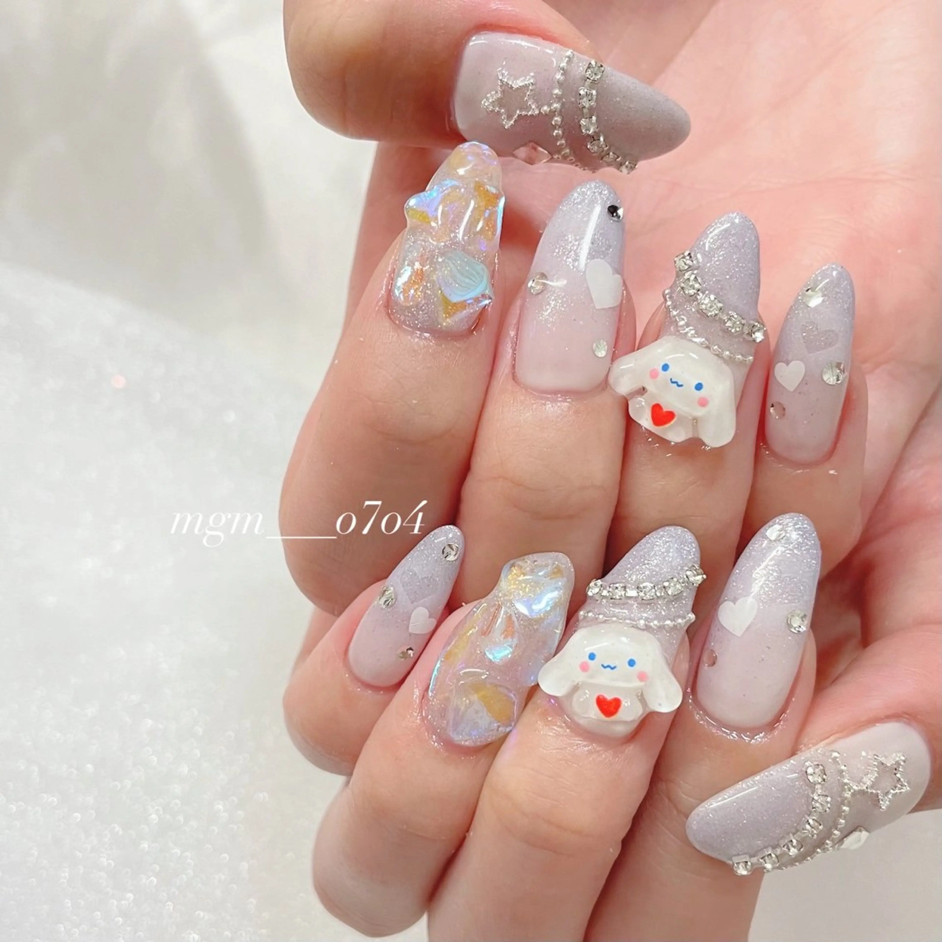 ネイル ハンドネイル ハンドケア MoON...❤︎ MeGuのネイルデザイン