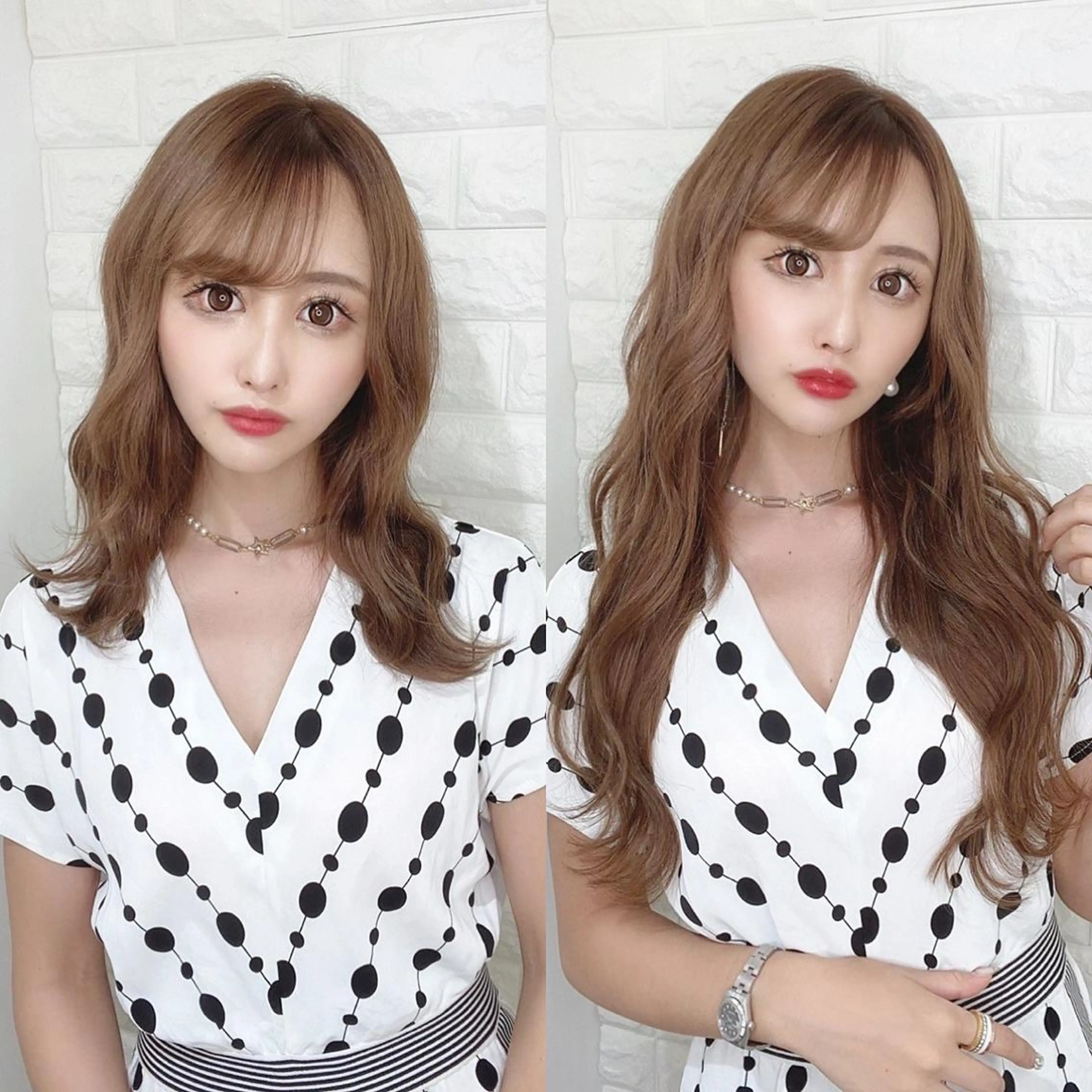 ロング プルエクステ エクステ プルエクステ 代表 松本のヘアスタイル