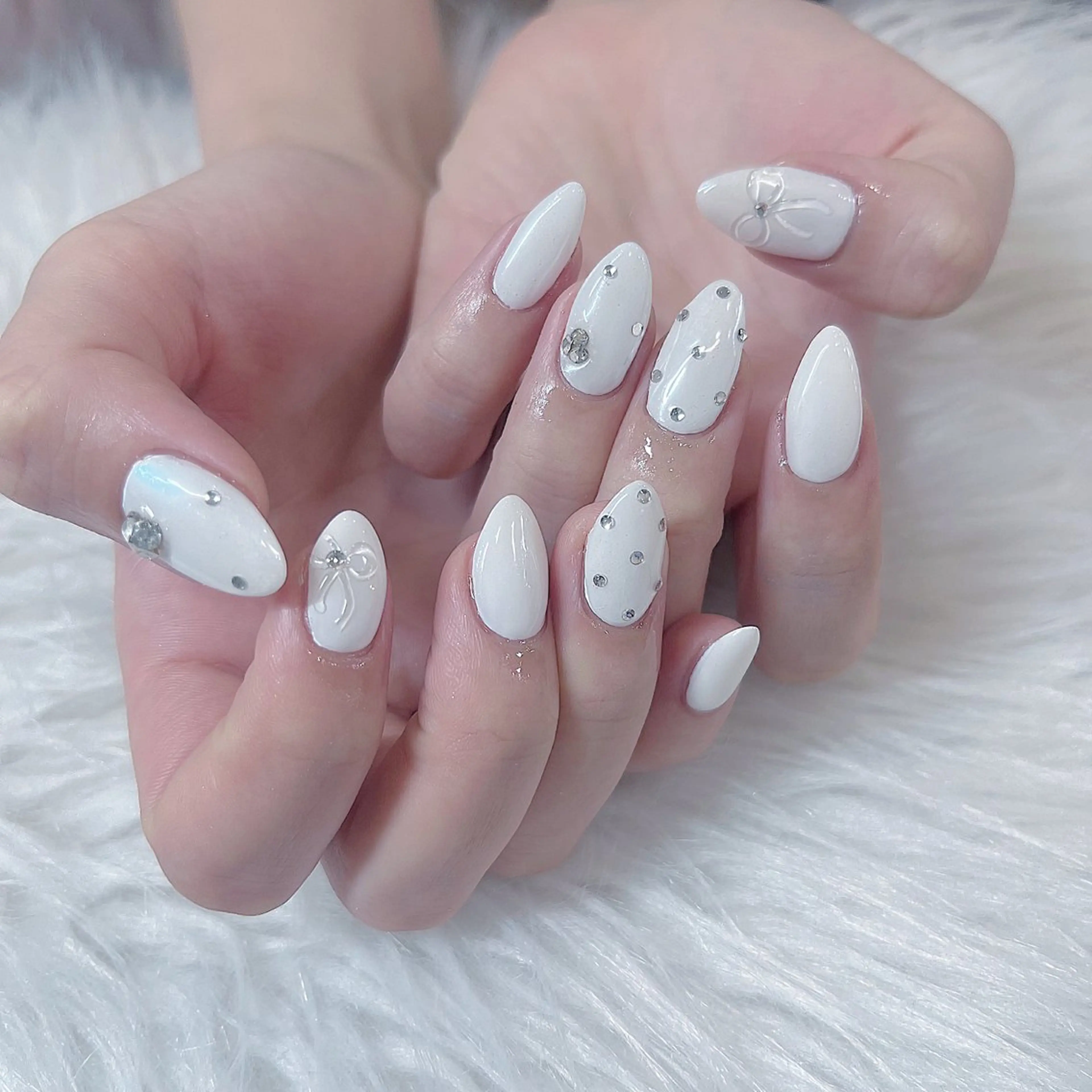 ネイル ハンドネイル Maya 🧊🫧‪のネイルデザイン
