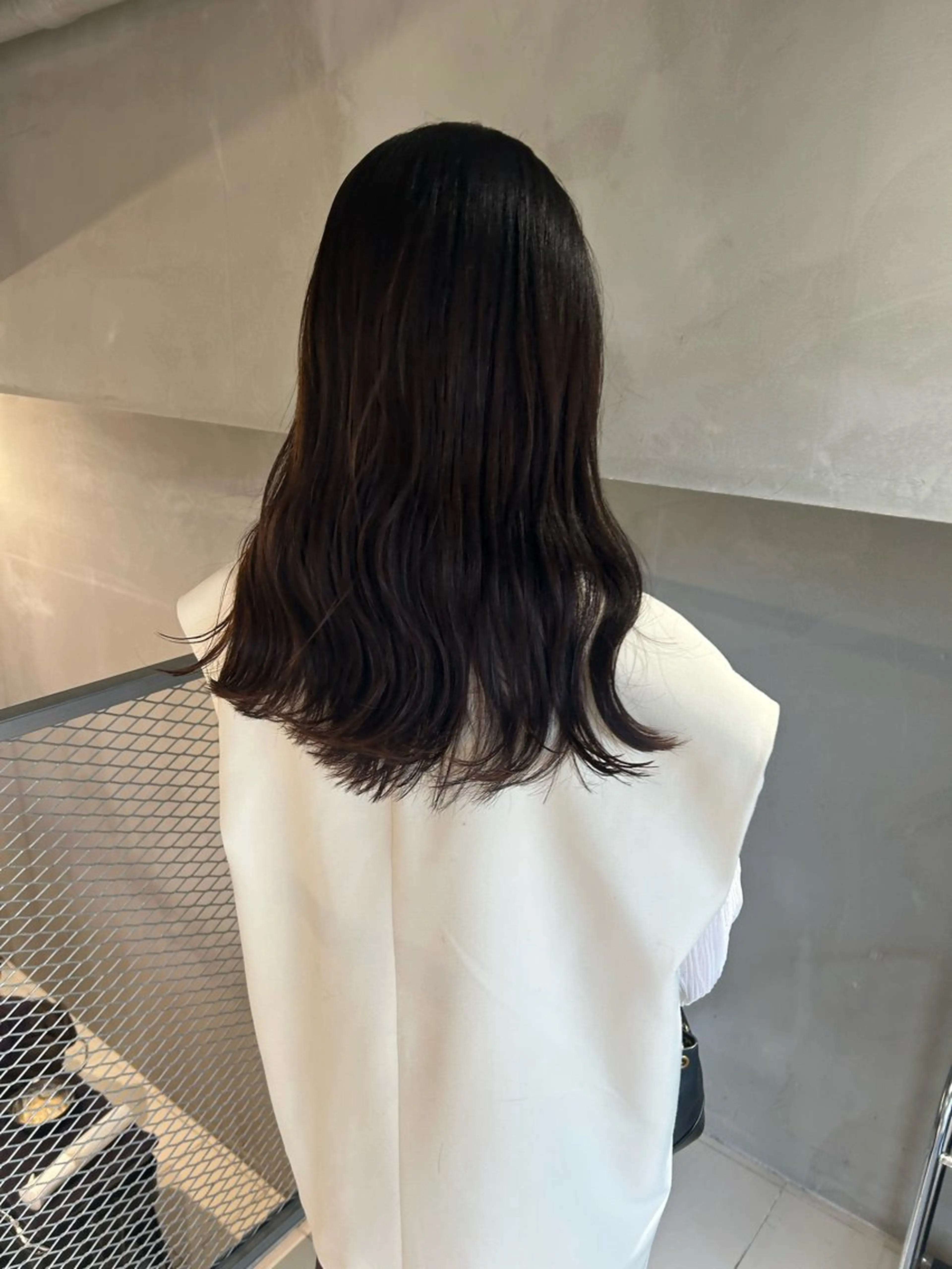 ロング カラー グレージュ カット ヘアカラー トリートメント 透明感カラー🫧 nanohaのヘアスタイル