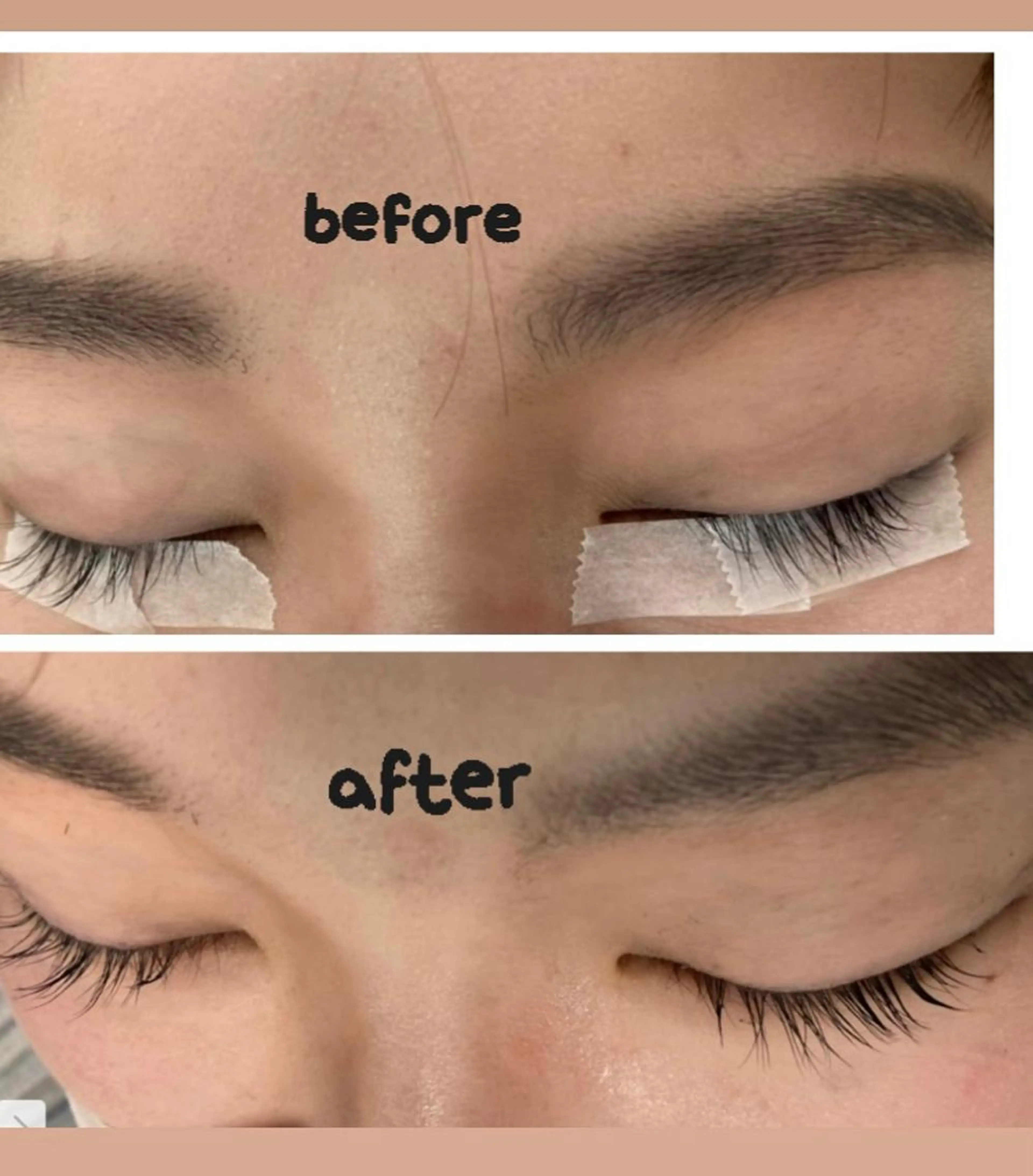 ラッシュリフト＋まつ毛ティント【まつ毛カラー】これから、海🌊🌞🌴🌺✨プールに最適の写真