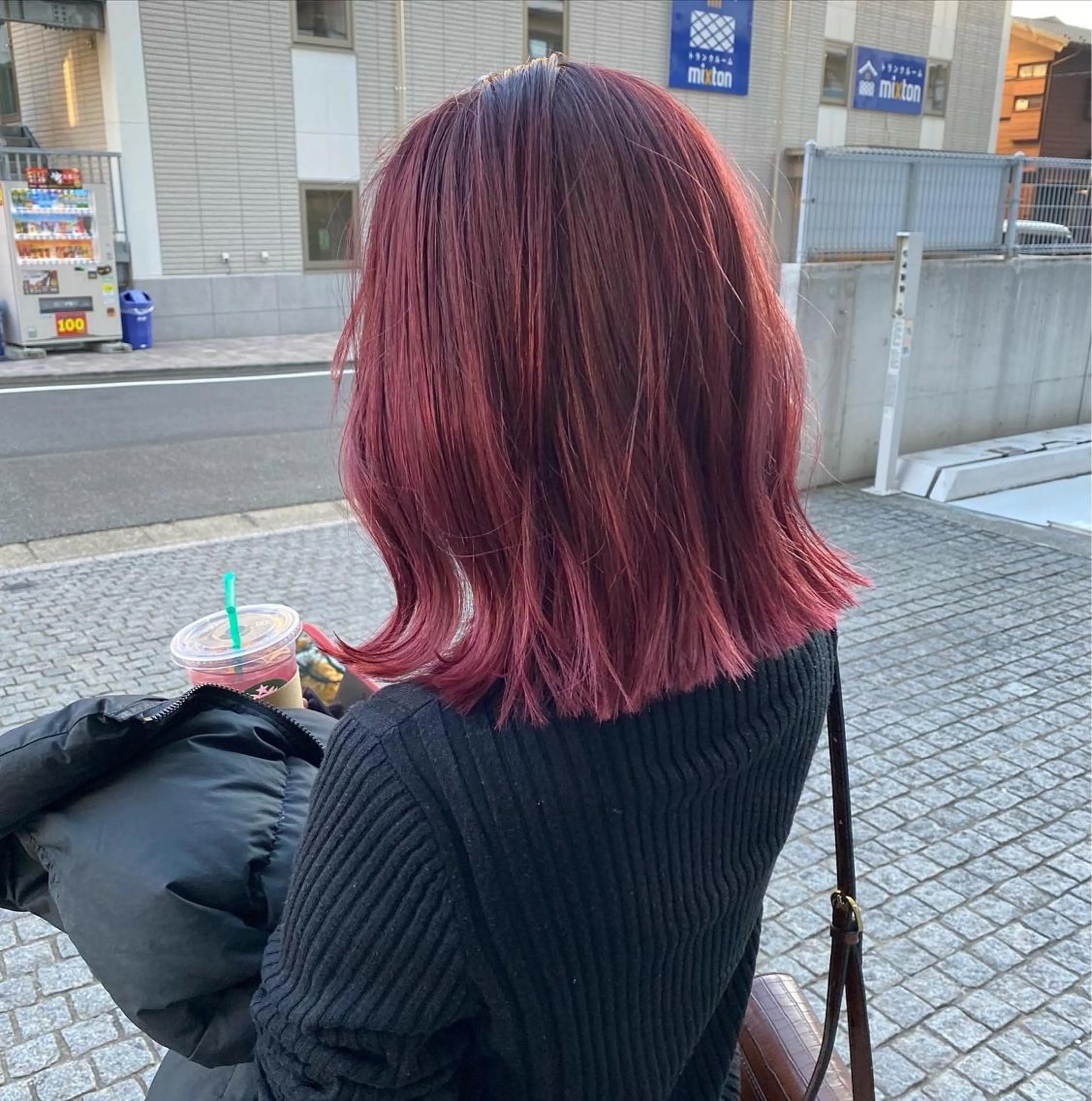 ミディアム トリートメント カット ヘアカラー トリートメント レイヤーカット/ ブリーチカラー/雅人のヘアスタイル