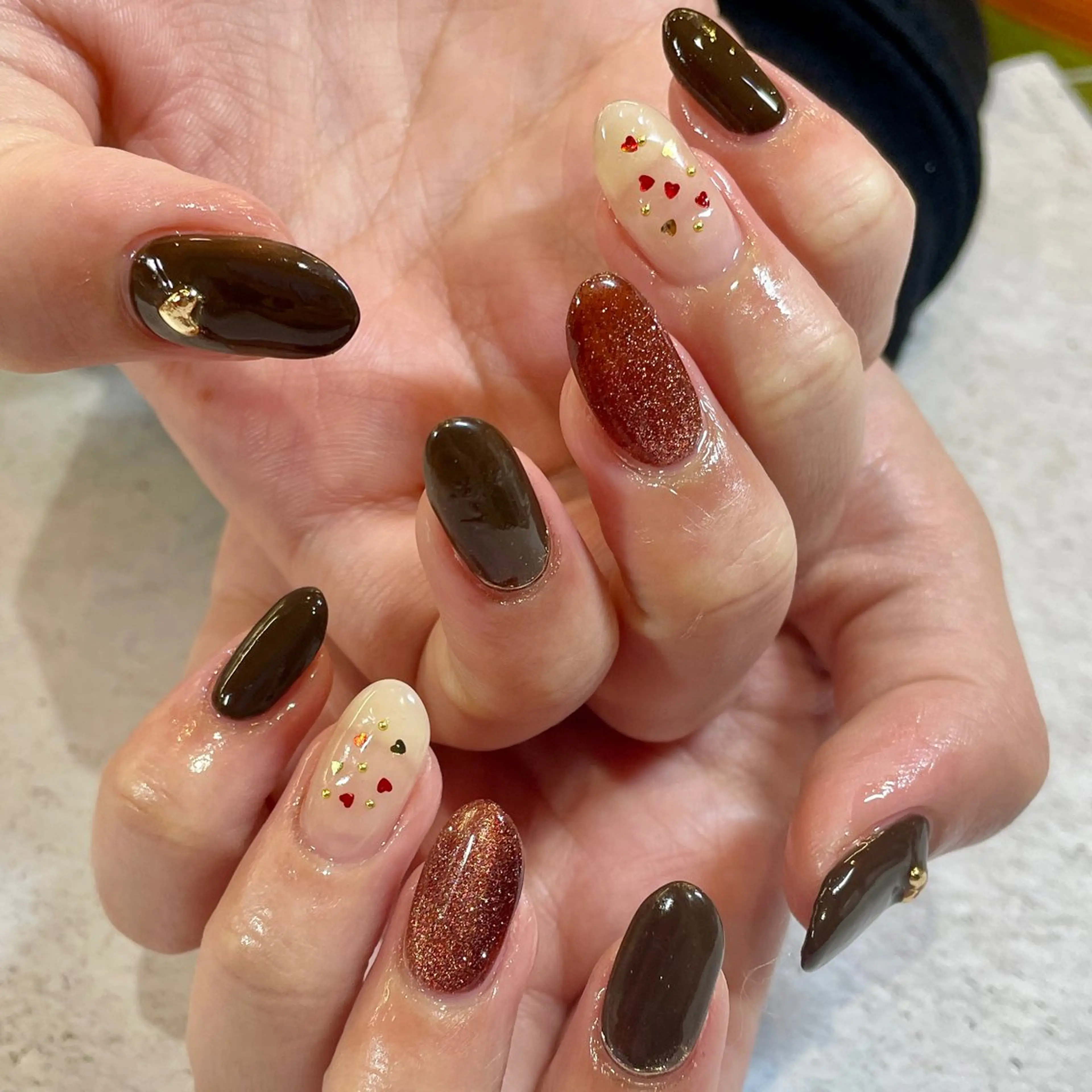 ネイル ハンドネイル LUNI（シェアサロンHeartSpace内）所属・LUNI 久屋大通 ˚✧₊⁎/ yuriのネイルデザイン