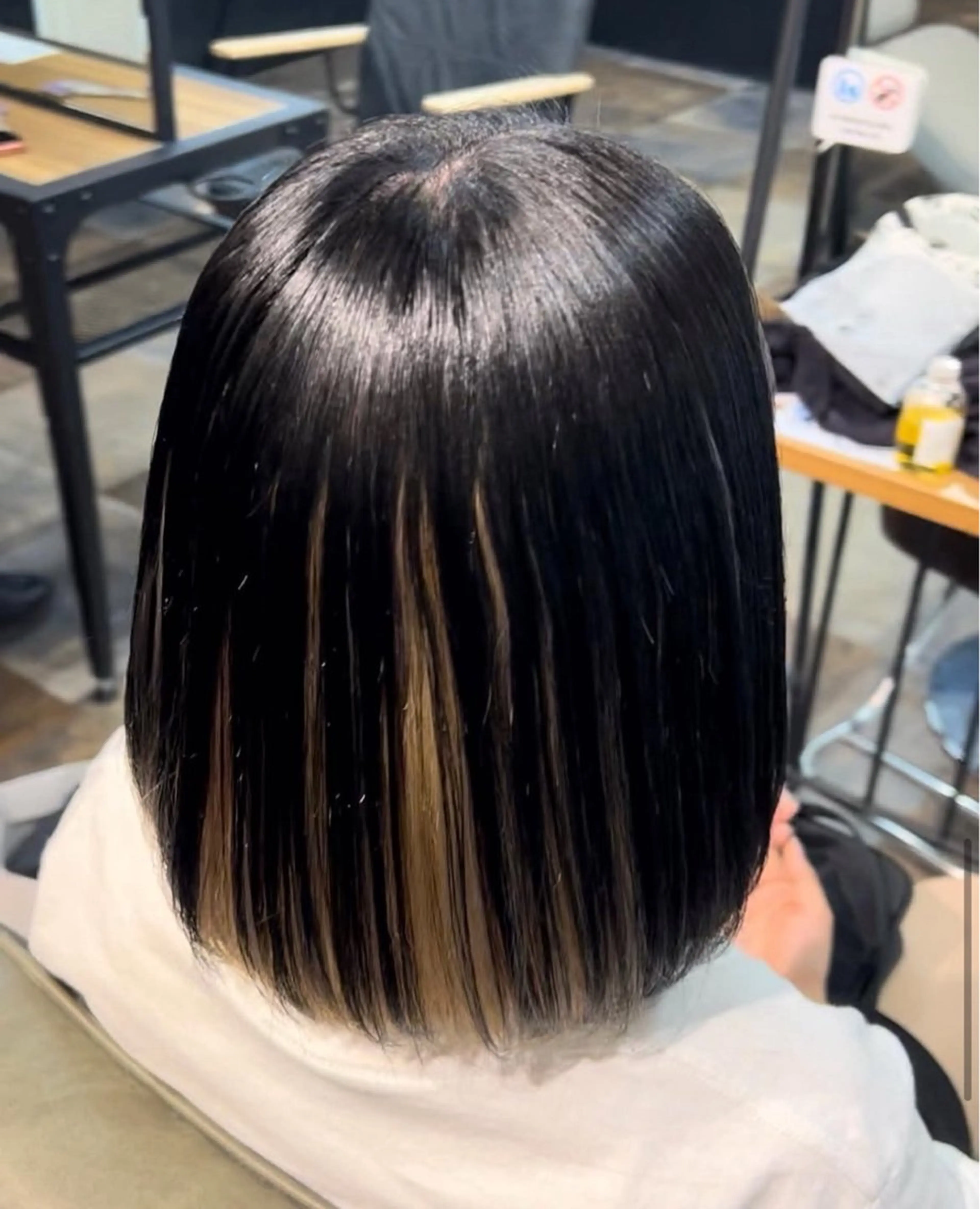 ミディアム カラー ベージュカラー 黒髪 ブリーチ 透明感カラー インナーカラー ヘアカラー ...alley所属・❄️透明感カラー / ハイトーン❄️WAOのヘアスタイル