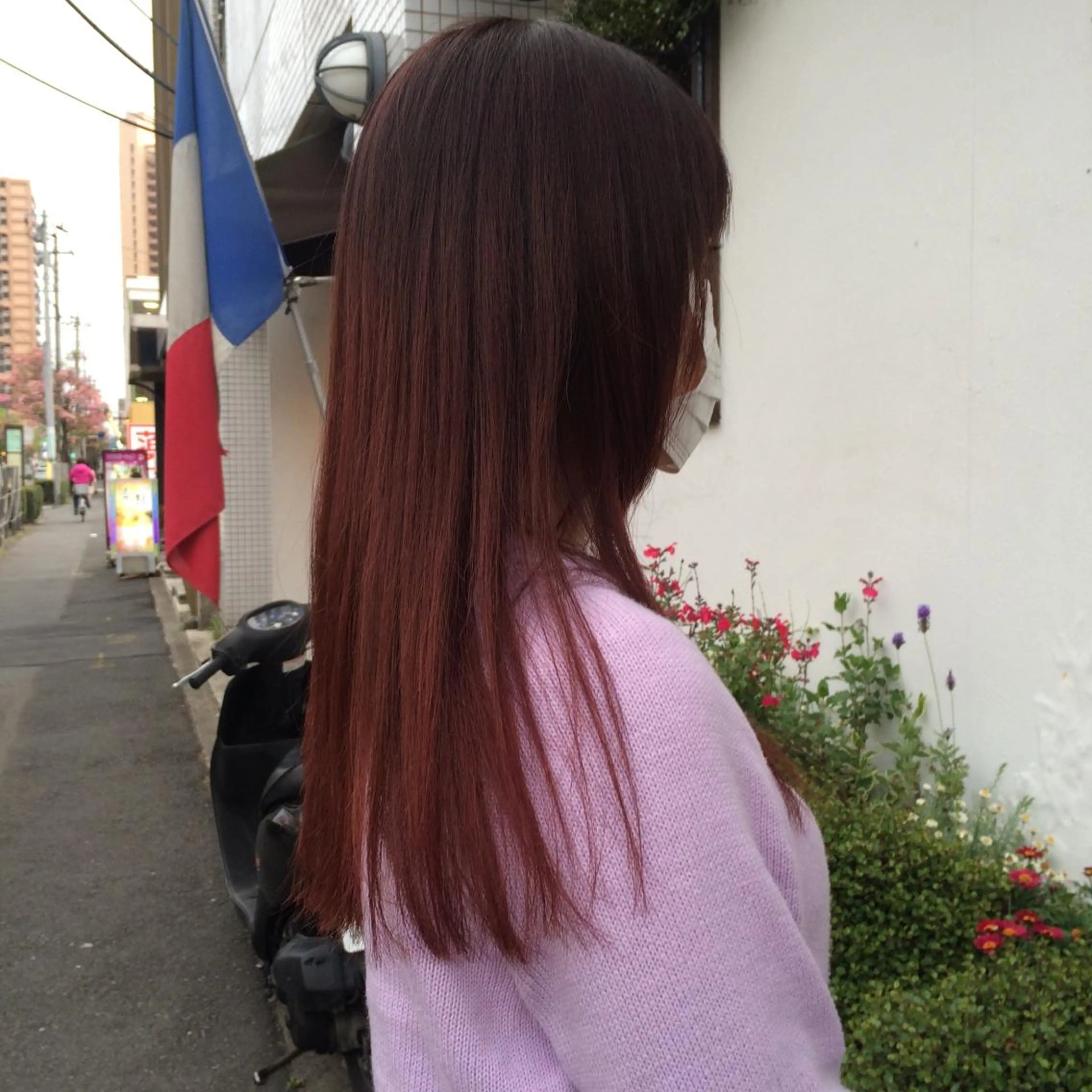 ロング カラー ダブルカラー グラデーションカラー ピンクカラー salon de calme  joliesse所属・高橋 聖羅のヘアスタイル