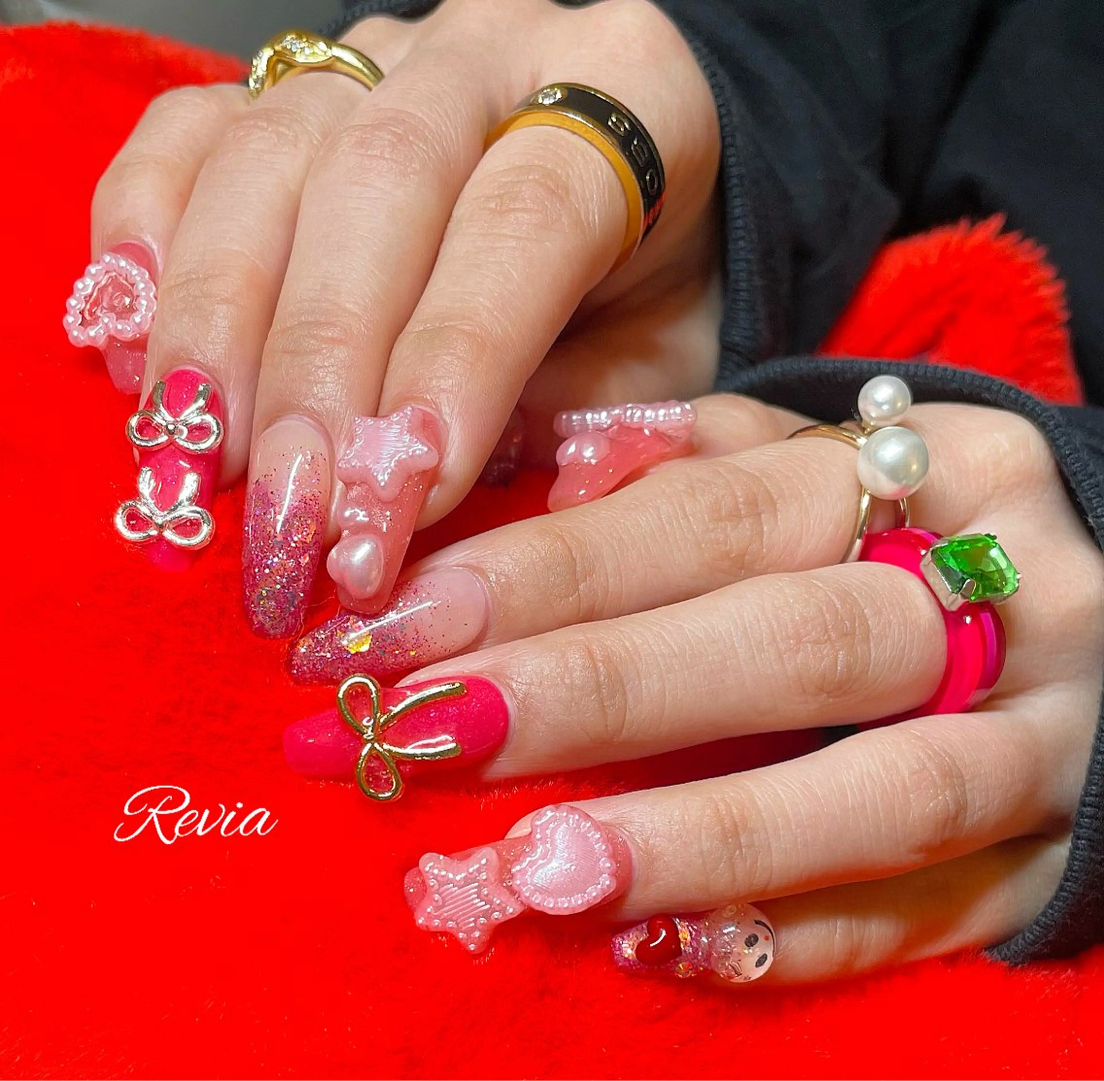 ネイル ハンドネイル revia所属・ERI Nailistのネイルデザイン