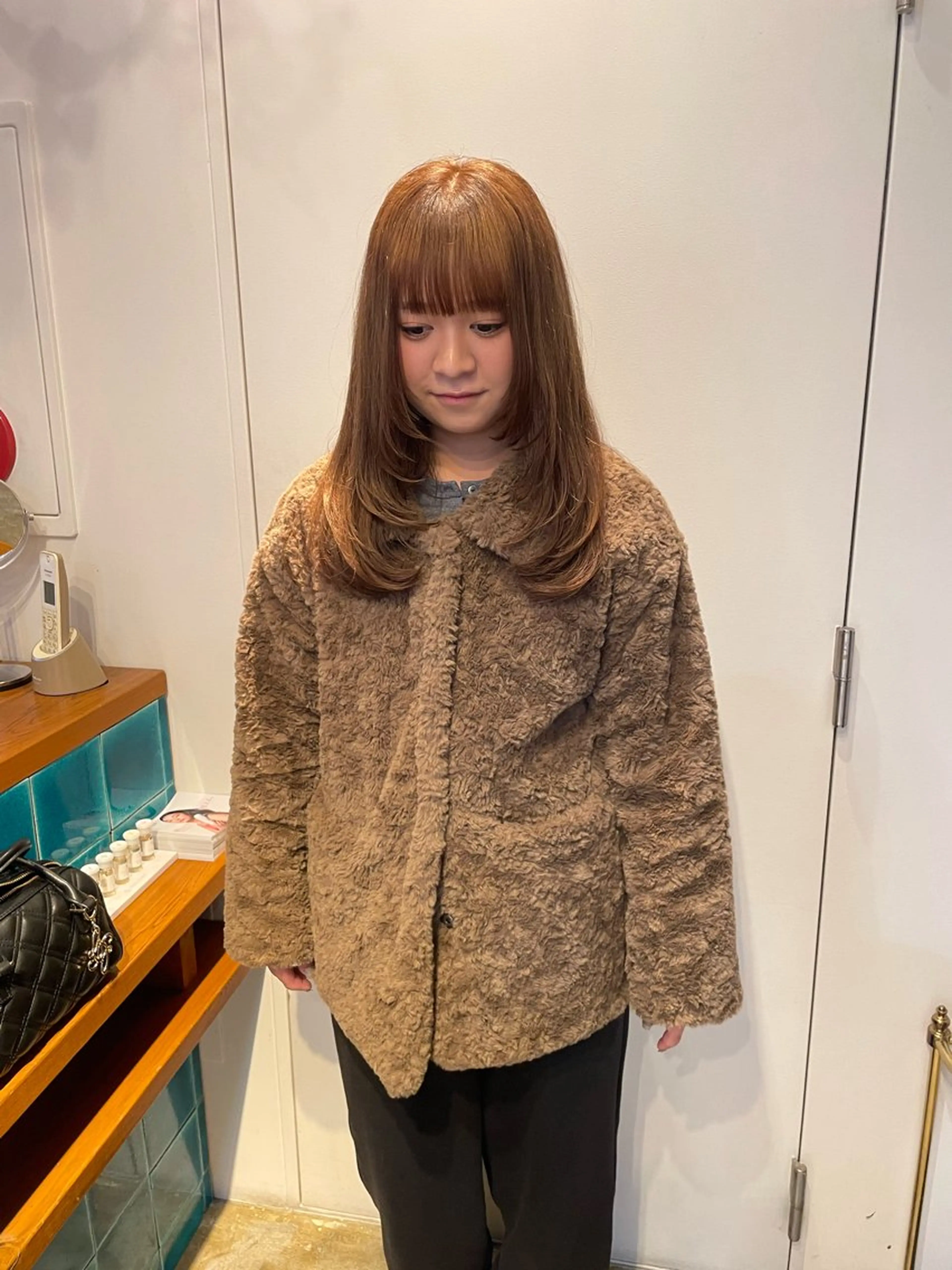ロング カラー ベージュカラー カット ヘアカラー トリートメント MIOベージュカラー 柔らかいカラーのヘアスタイル