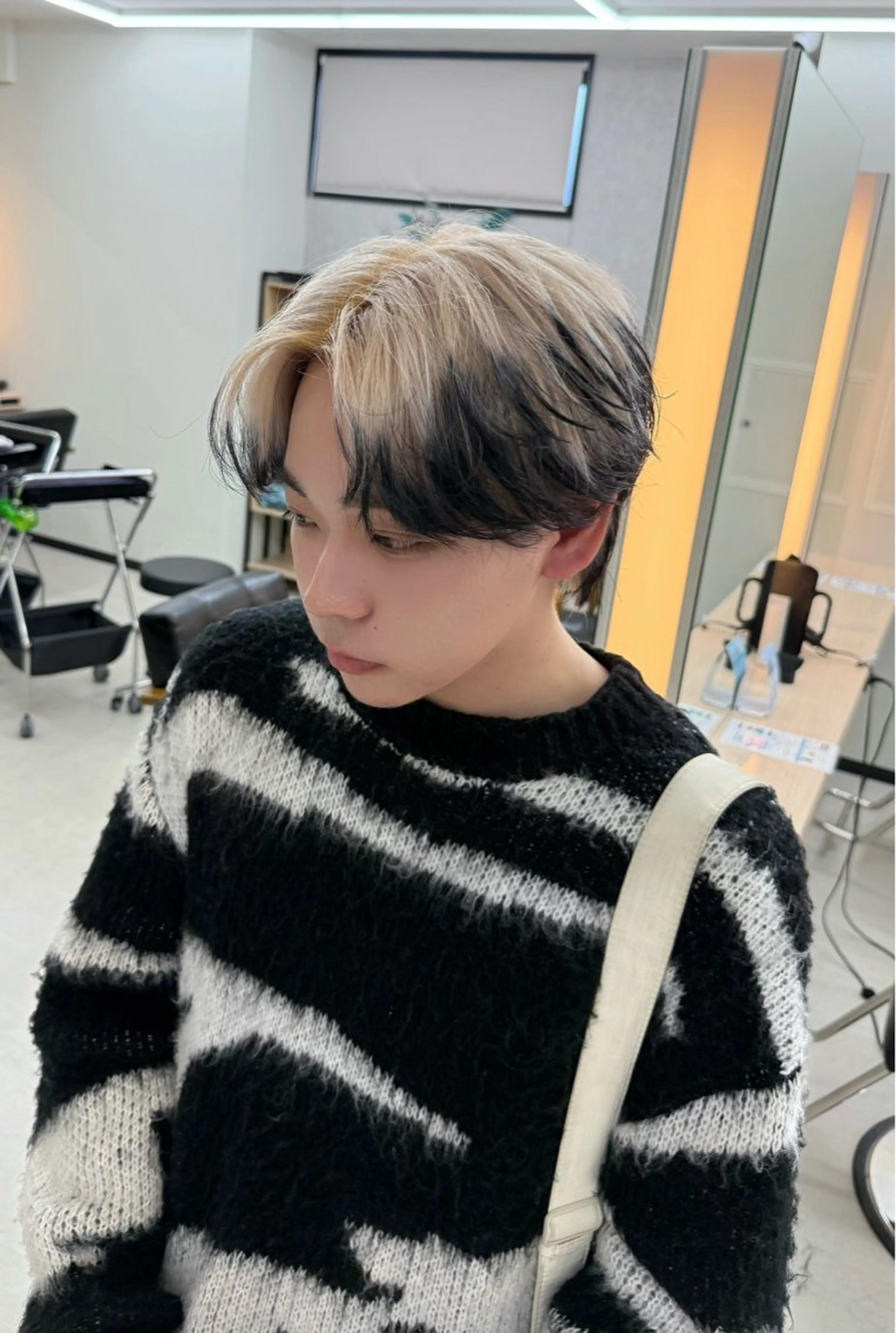 ショート カラー メンズ カット ヘアカラー トリートメント 𝐑𝐲𝐮𝐤𝐢 【店長】ALEAPのヘアスタイル