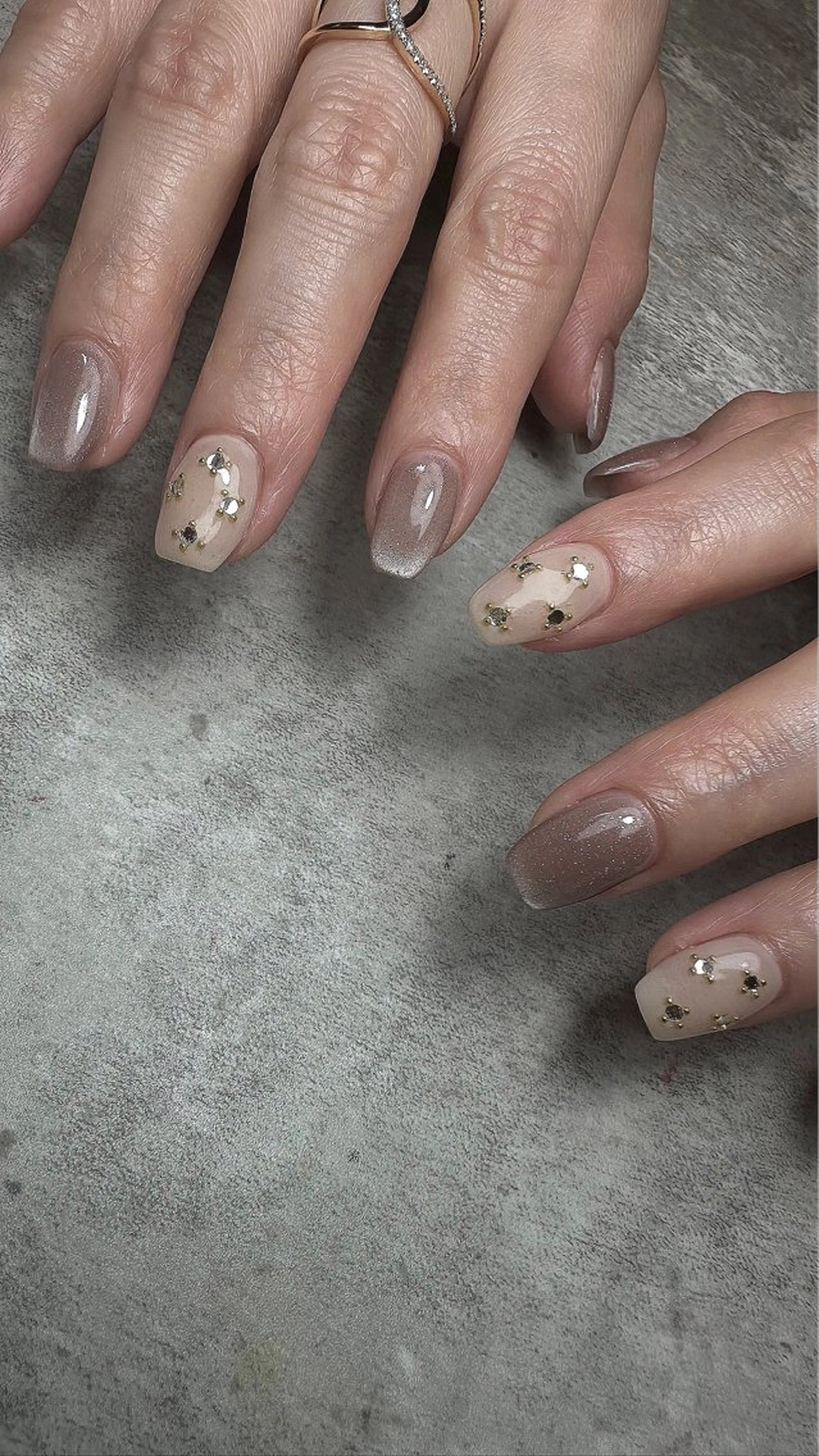 ネイル 冬ネイル ハンドネイル nail campのネイルデザイン
