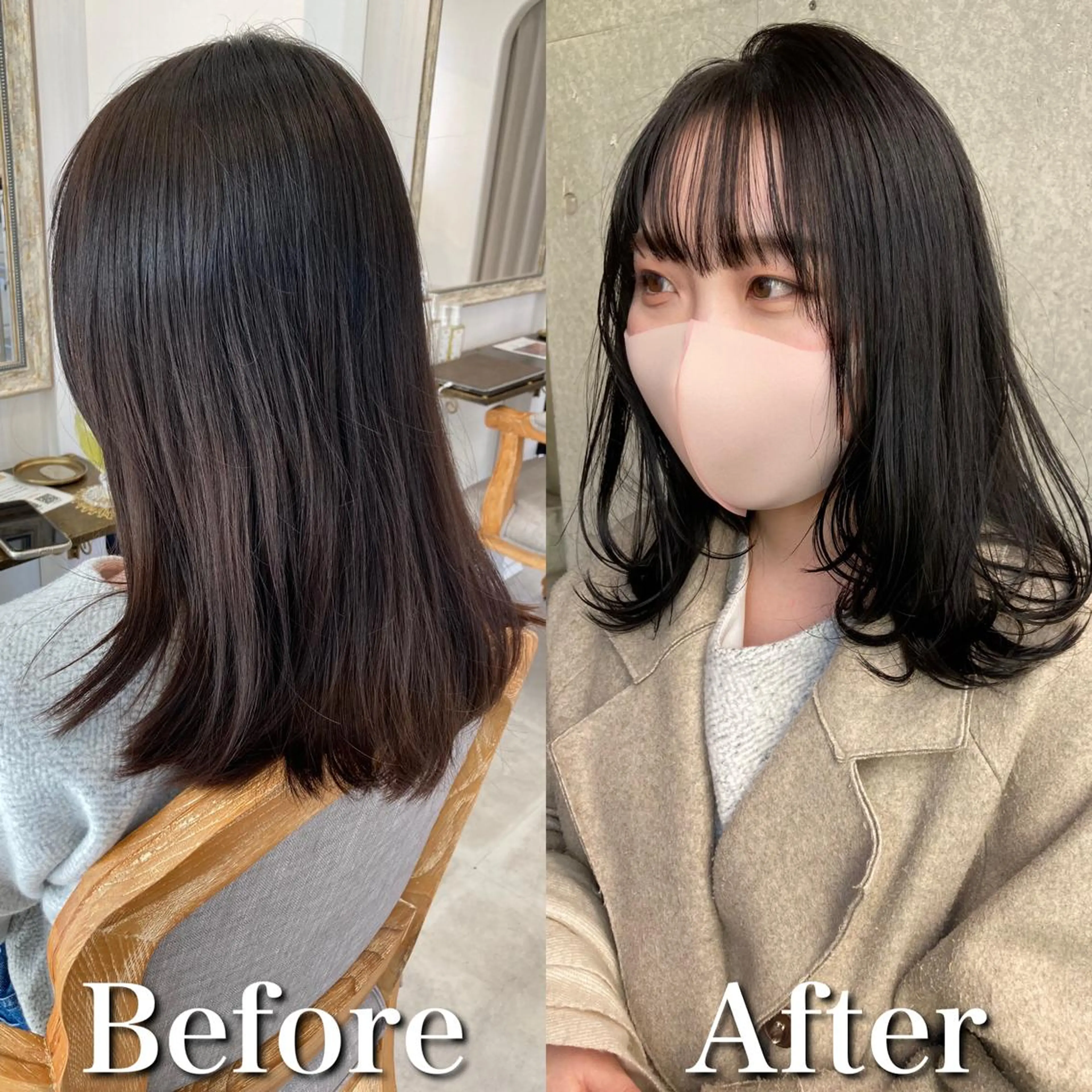 ミディアム カラー ボブ& 髪質改善FUMIYAのヘアスタイル