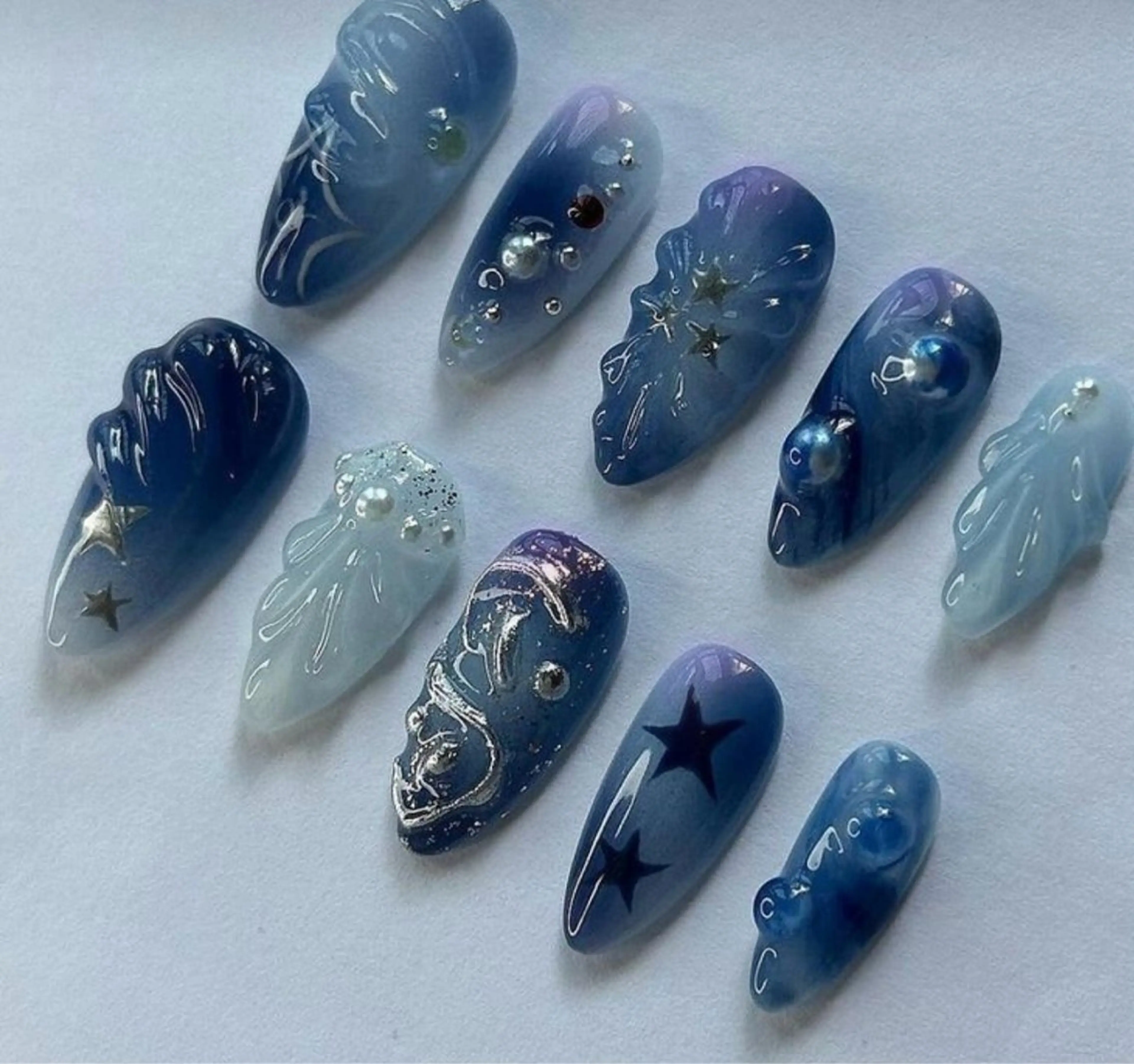 ネイル アートネイル フットネイル フレンチネイル ジェルネイル 韓国ネイル Kawaii Nail Salon所属・YURI NAIL NARITAのネイルデザイン