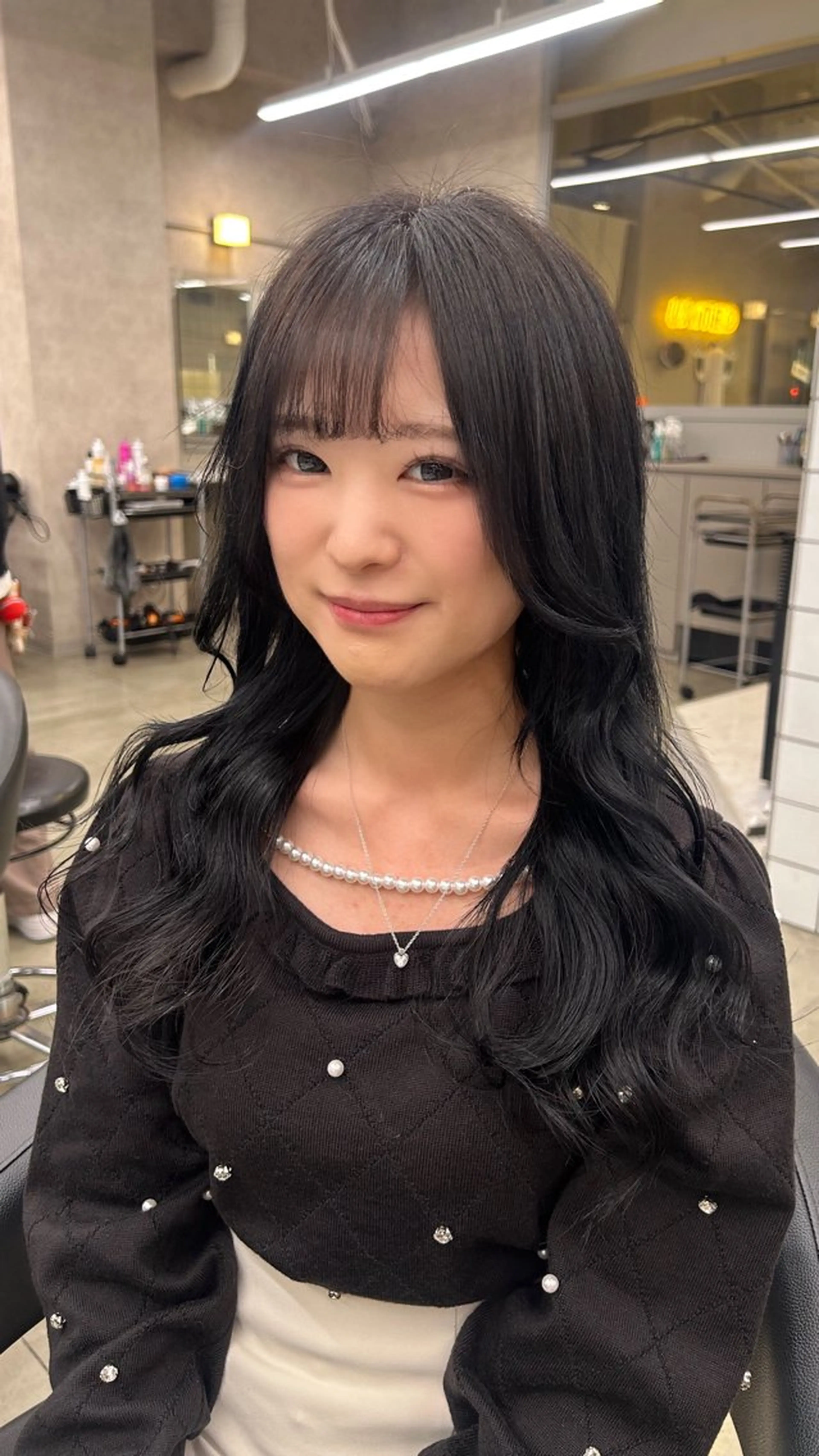 カラー ヘアカラー 透明感ベージュ🤎 ナチュラルレイヤーのヘアスタイル