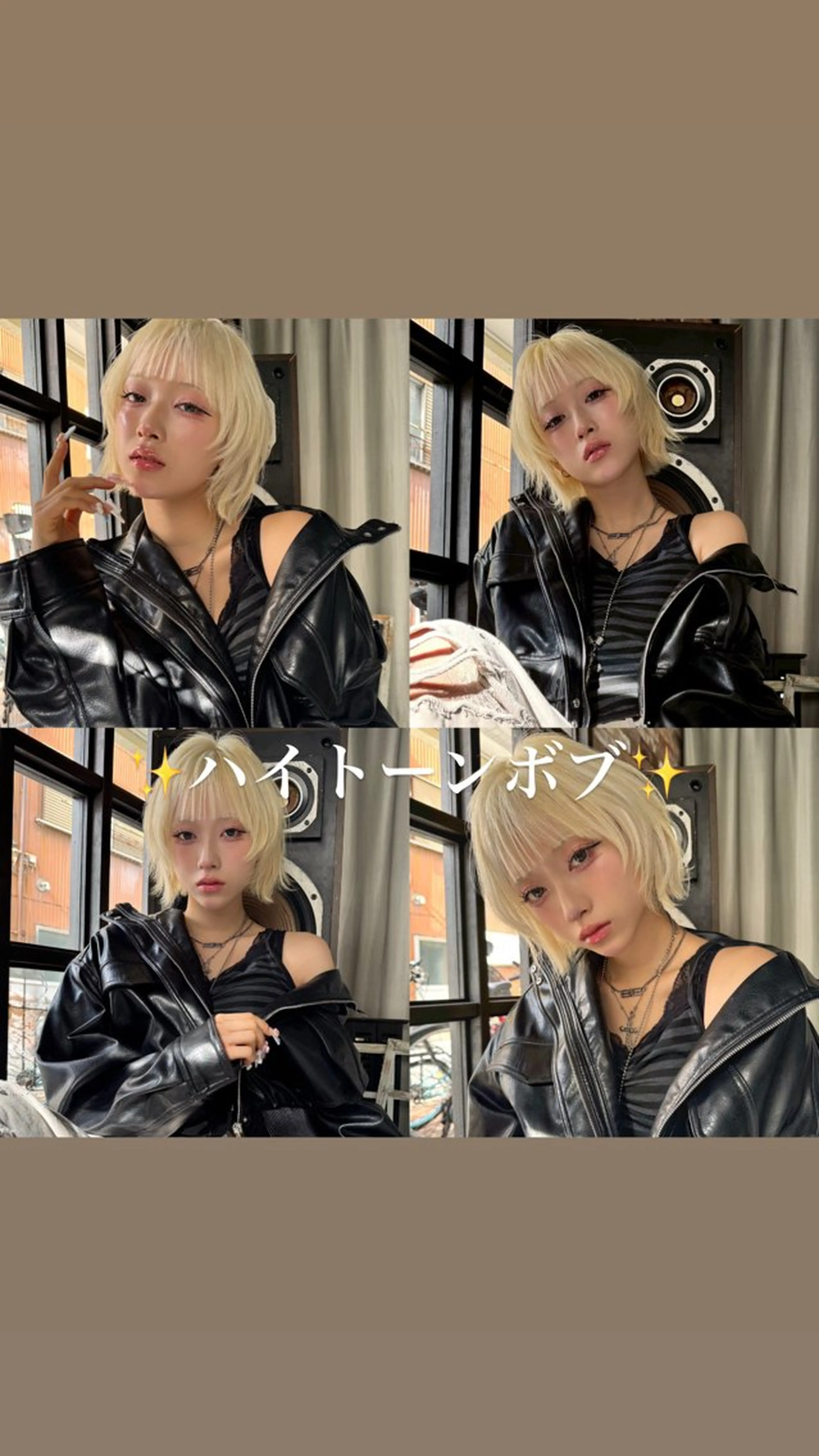 ショート カラー パーマ ヘアアレンジ メンズ メンズハイトーン ハイトーンカラー 𝑹𝒆𝒊𝒚𝒂 🥀/名駅/艶カラーのヘアスタイル