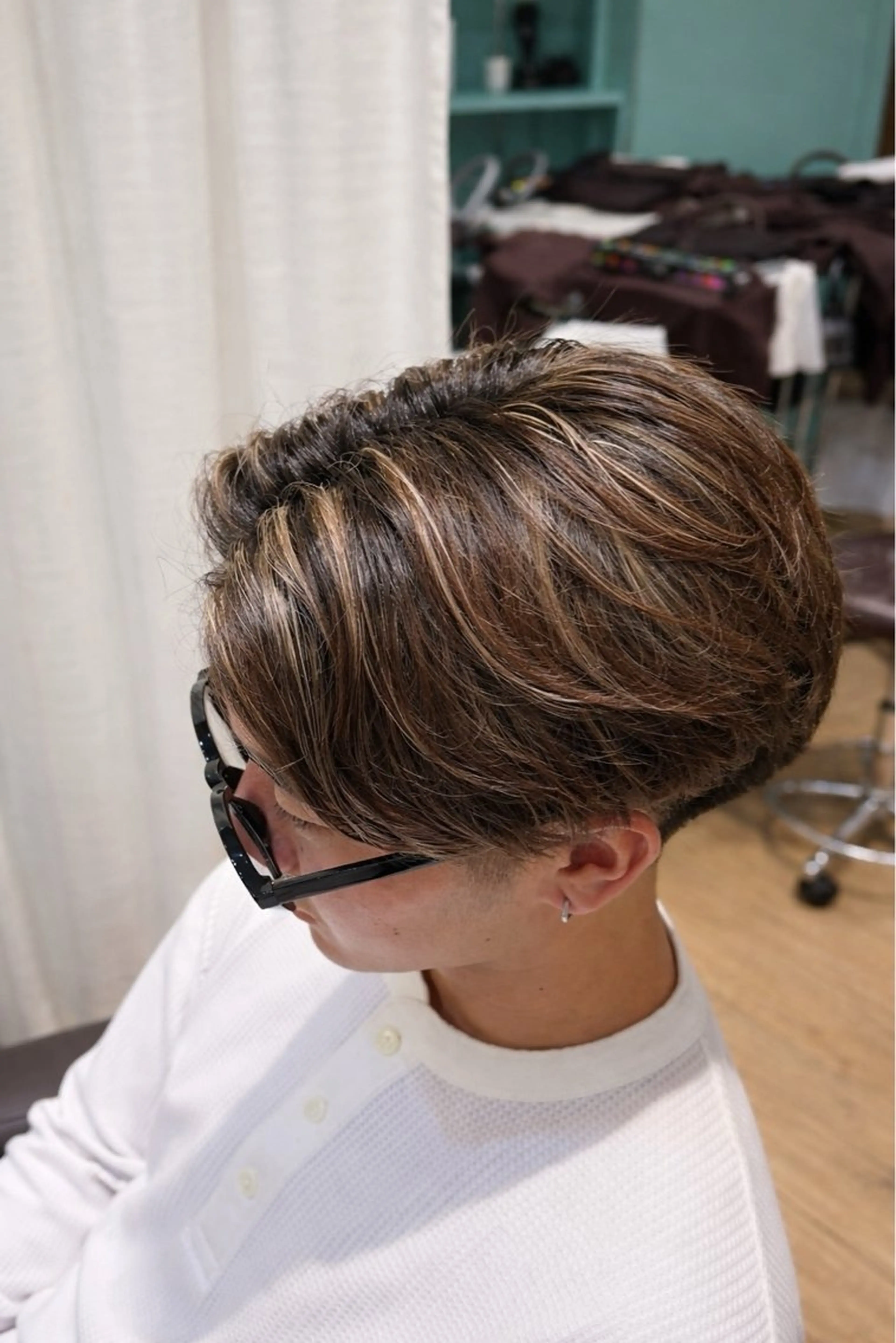 カラー メンズ メンズハイライト ハイライトカラー AVANCE.なかもず店所属・三阪 凜のヘアスタイル