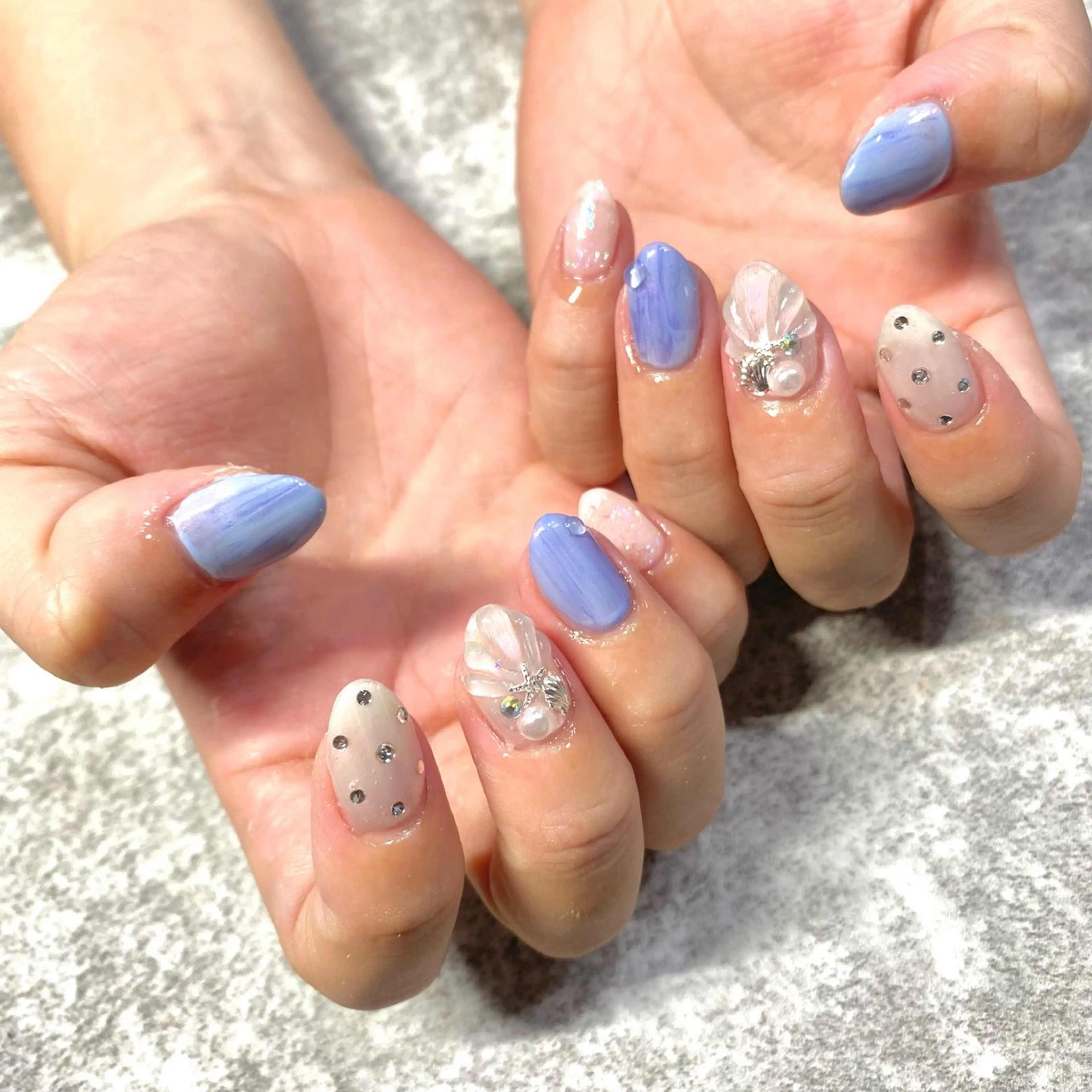 ネイル オーロラネイル ハンドネイル ★Rinail... .のネイルデザイン