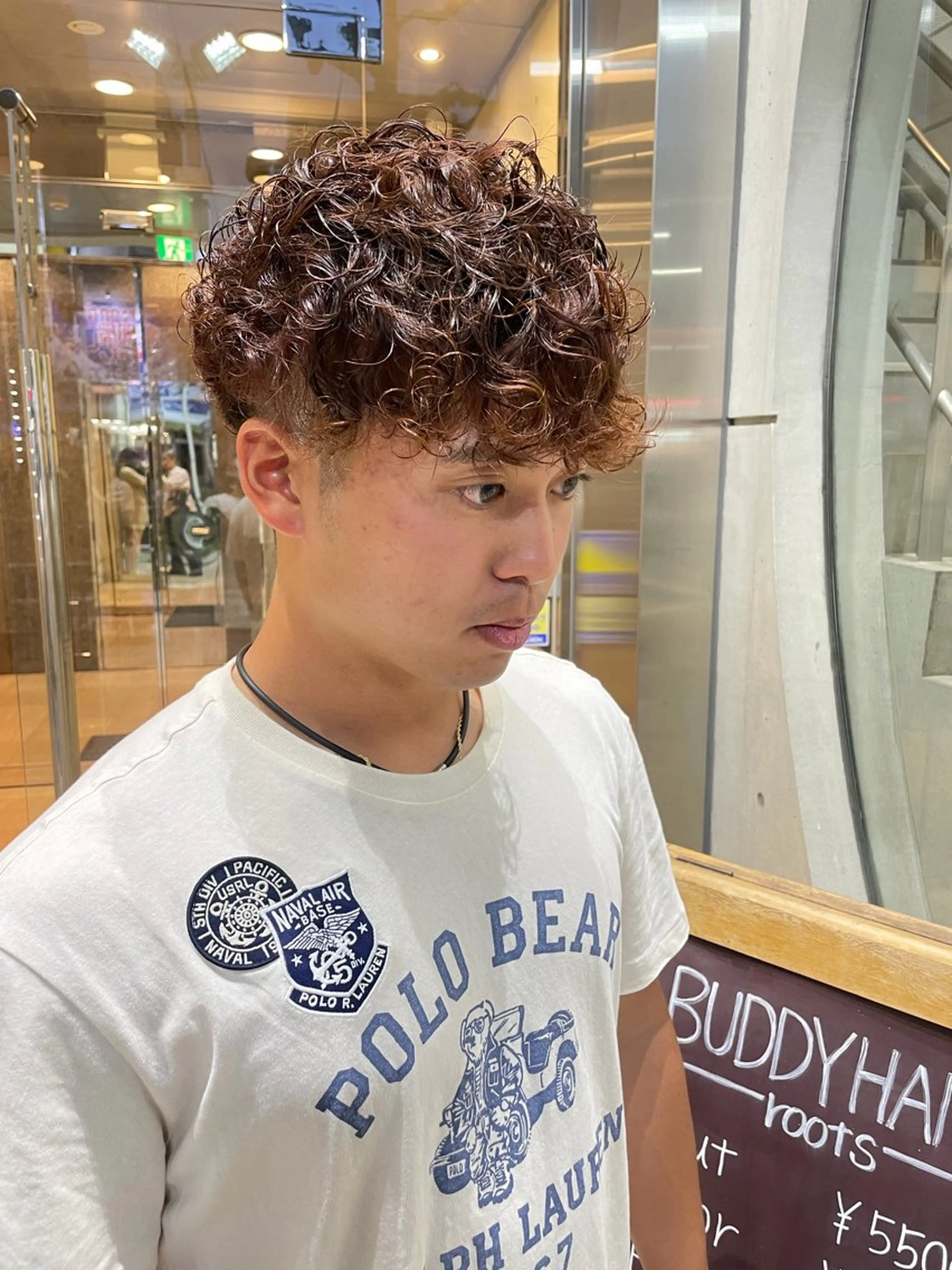 ショート パーマ メンズ パーマ特化 motooのヘアスタイル