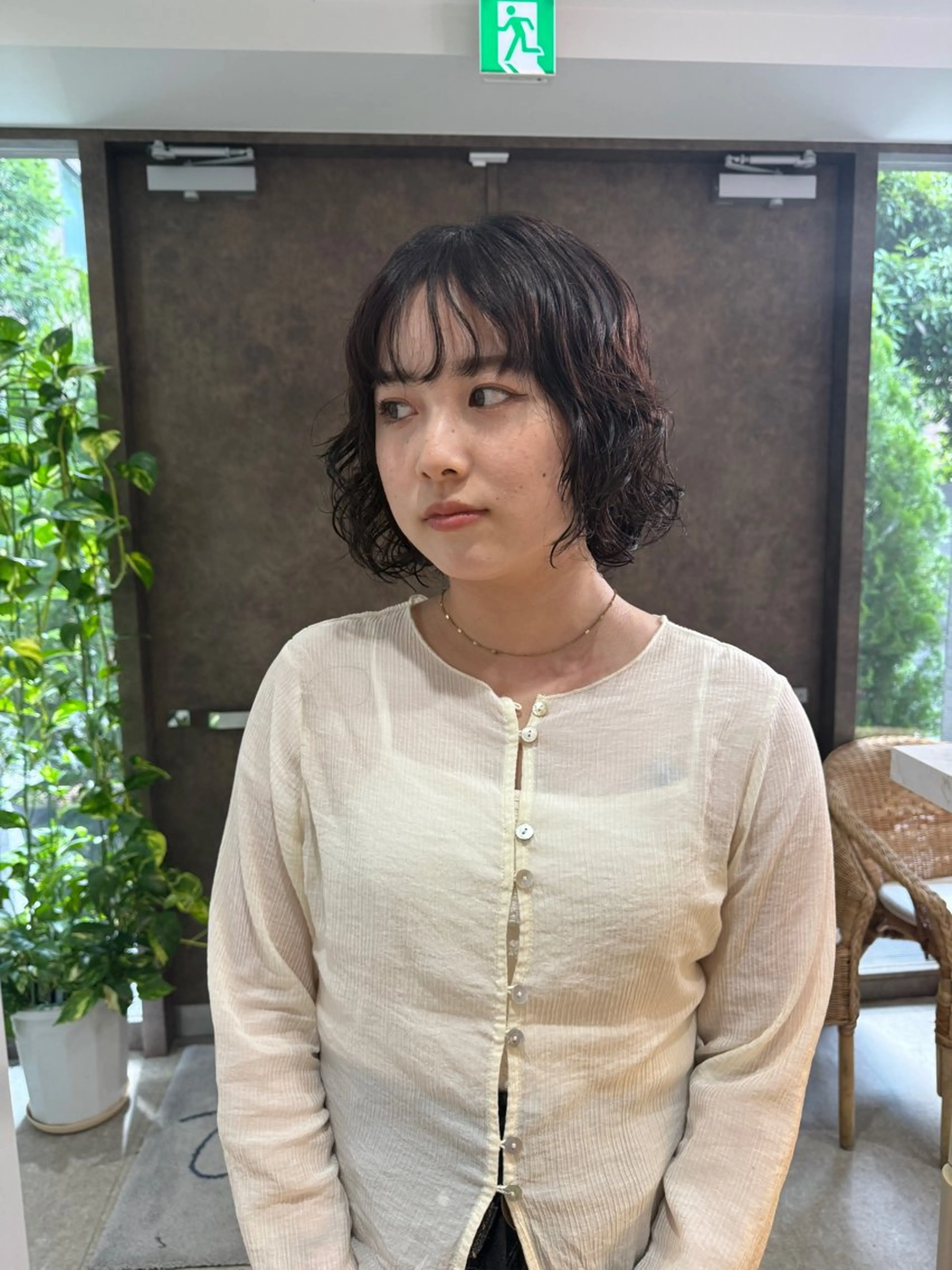 ショート カット パーマ ボブ/ハイトーン🪽 堀内志茉🍀のヘアスタイル