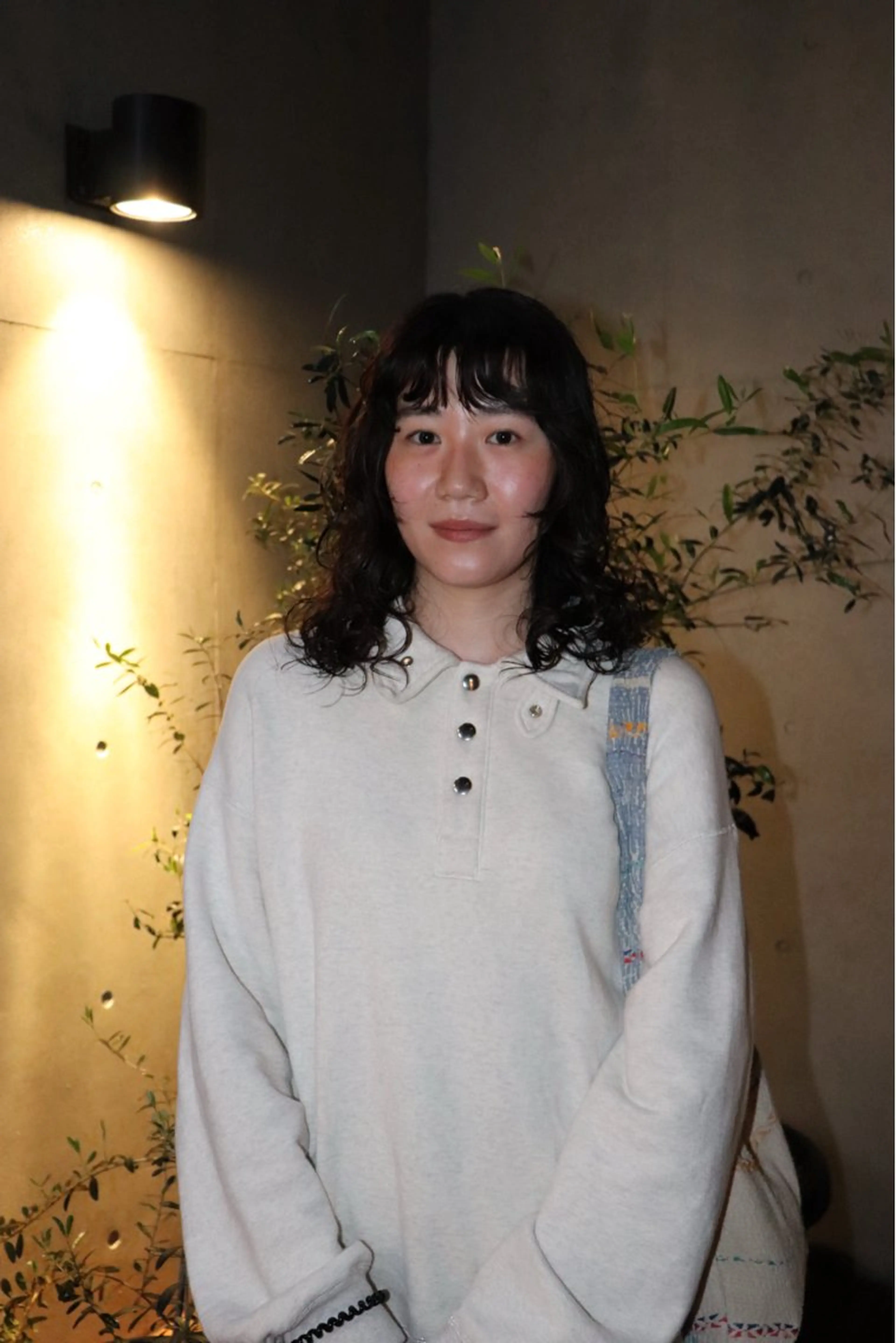 ミディアム パーマ 似合わせカット /パーマ岡本淳平のヘアスタイル