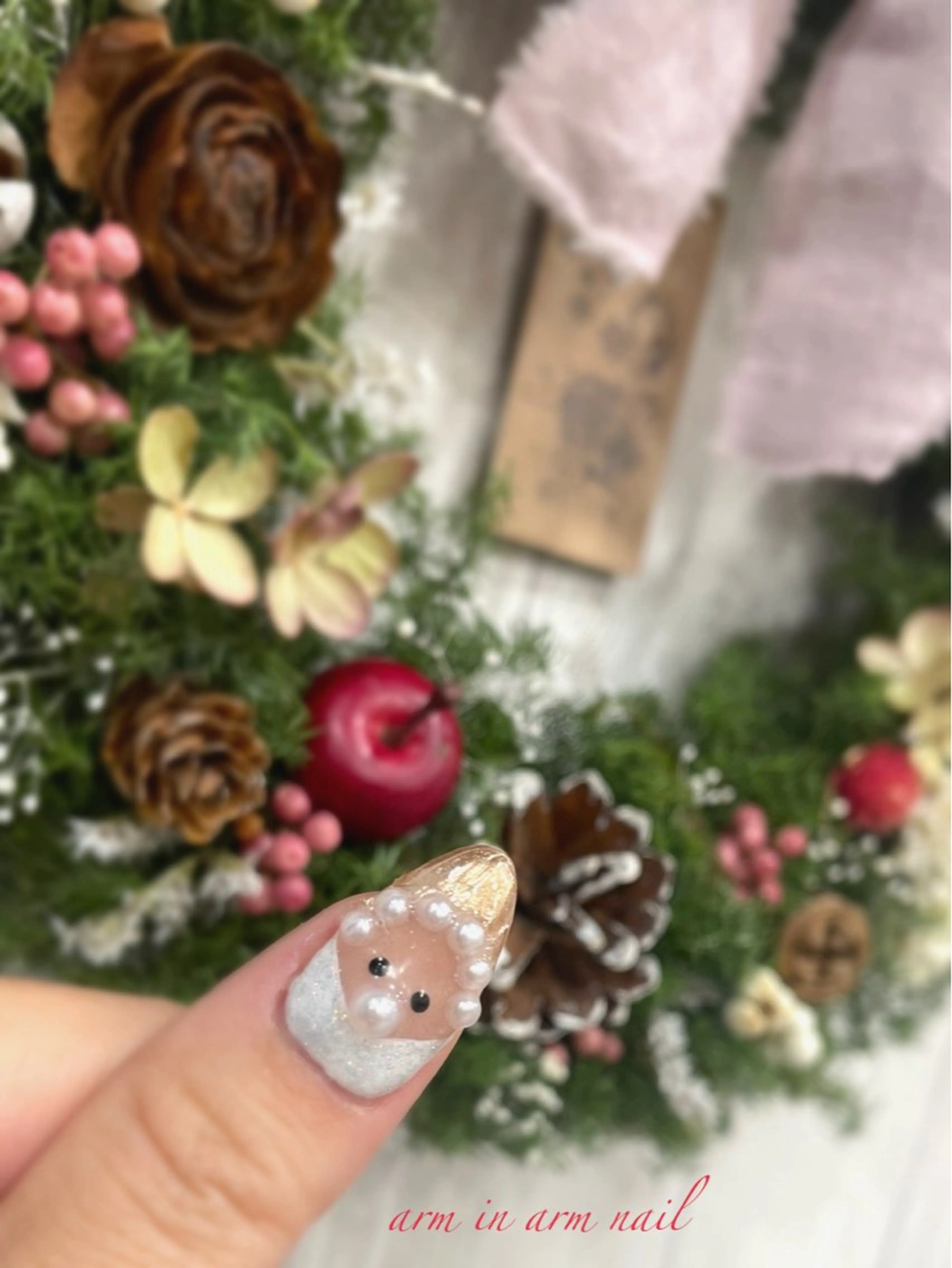 ネイル arm in arm ︎✿Yamamotoのマツエク・マツパデザイン