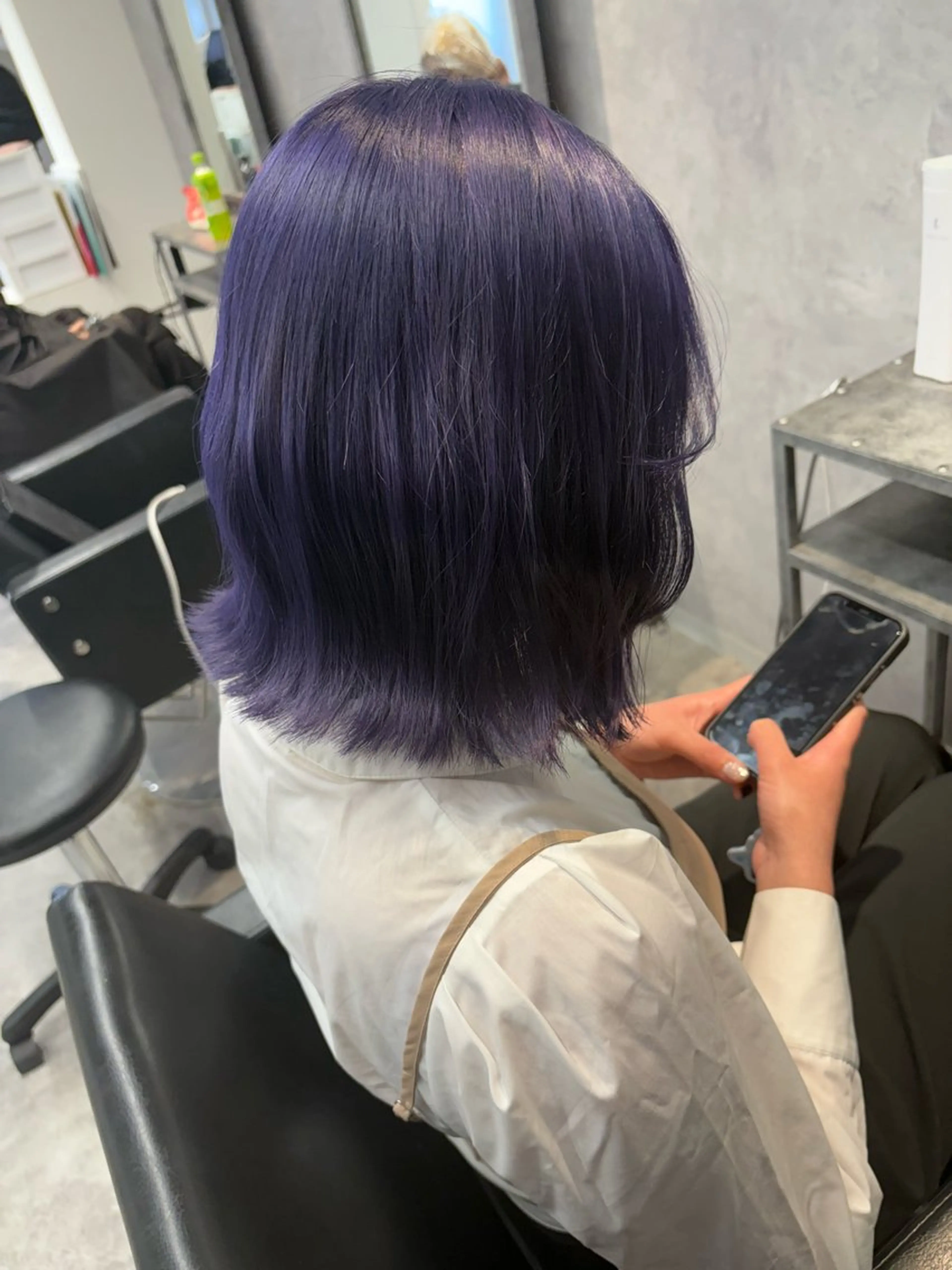 ミディアム ヘアカラー mimiiy fukaのヘアスタイル