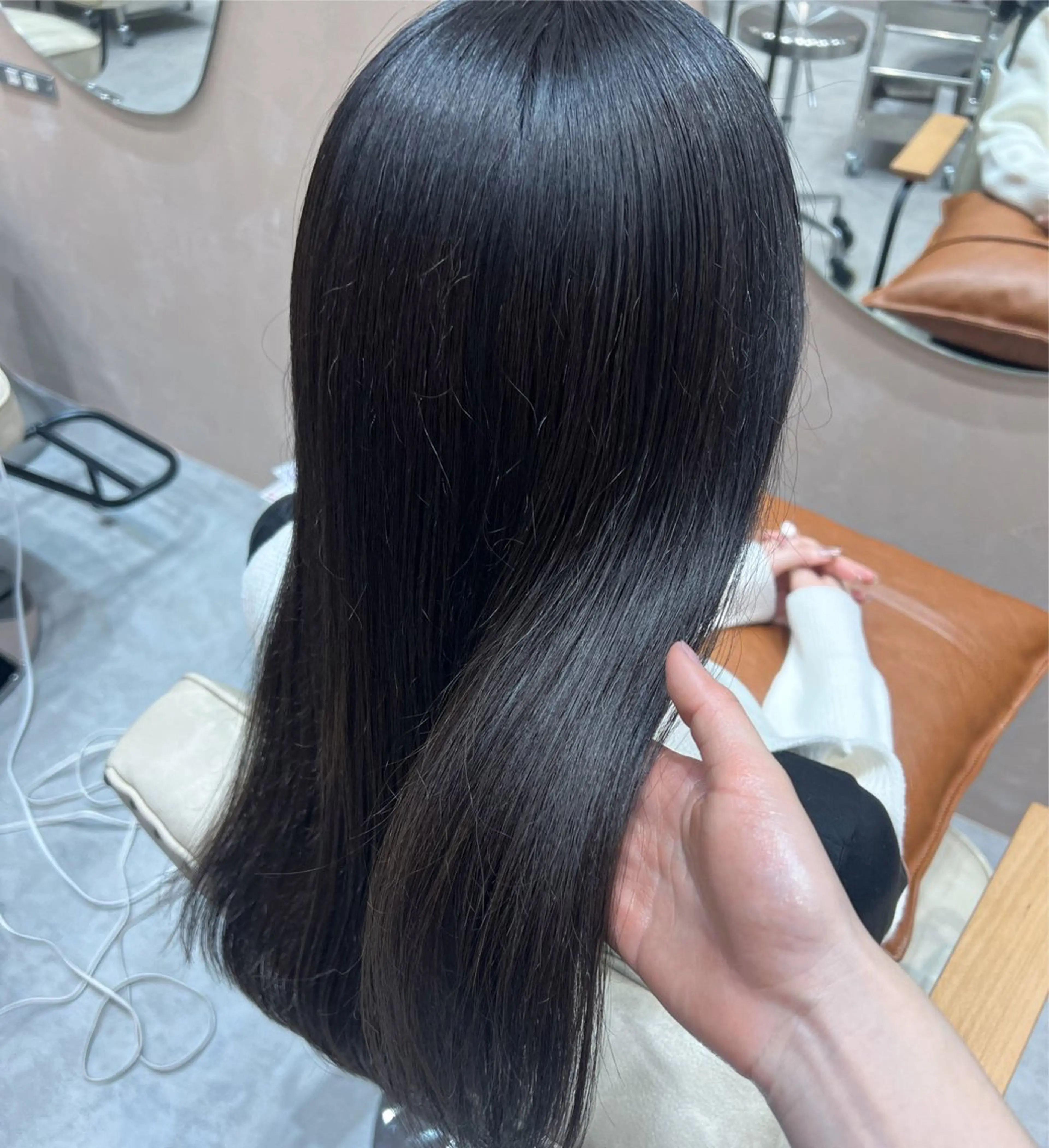 セミロング カラー 透明感カラー 透明感/ダブルカラー /kazui🐈のヘアスタイル