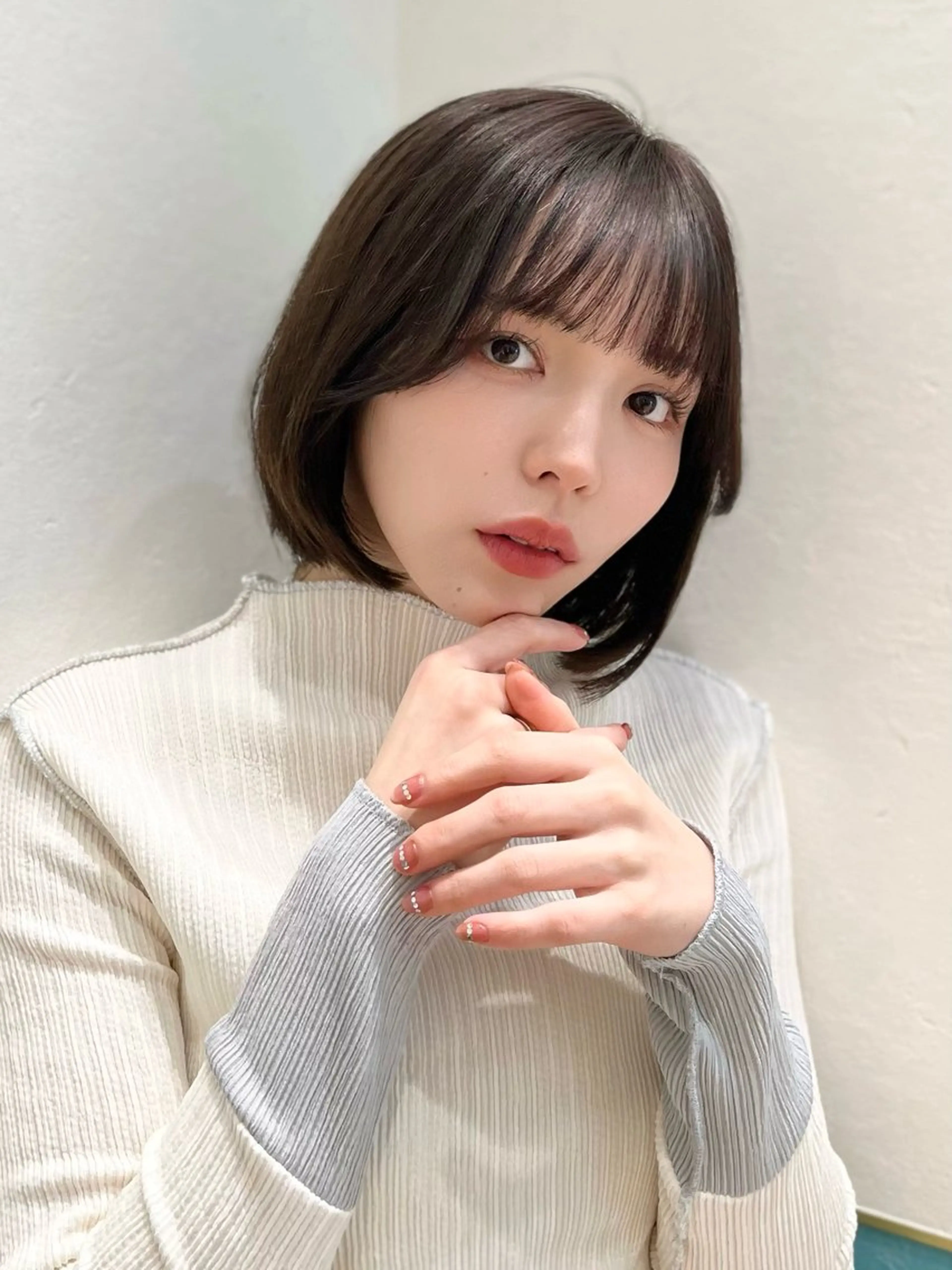 ミディアム 髪質改善/縮毛矯正/ ボブ/店長/槌矢圭悟のヘアスタイル