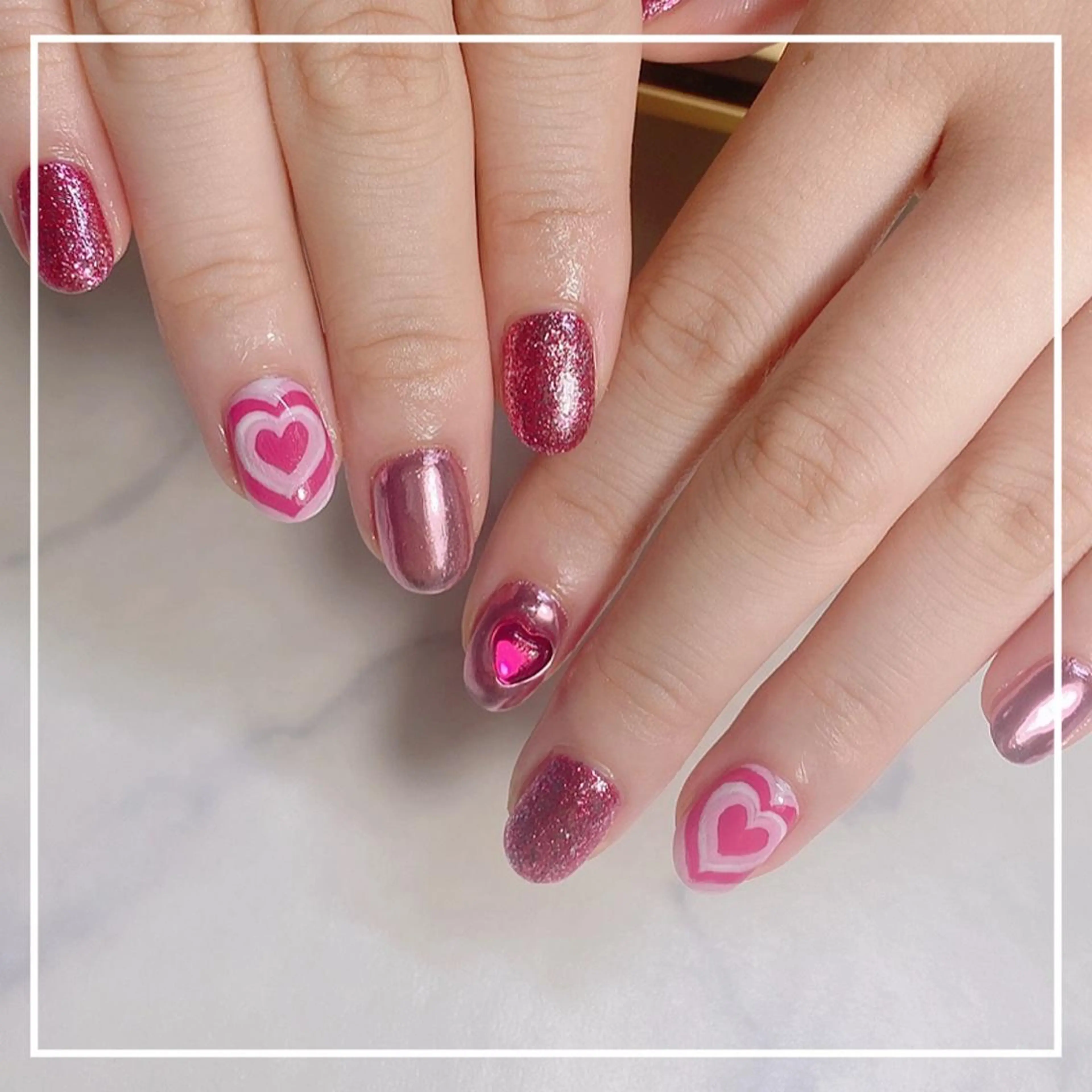 ネイル RiLion💗 Risa🦋💜のネイルデザイン