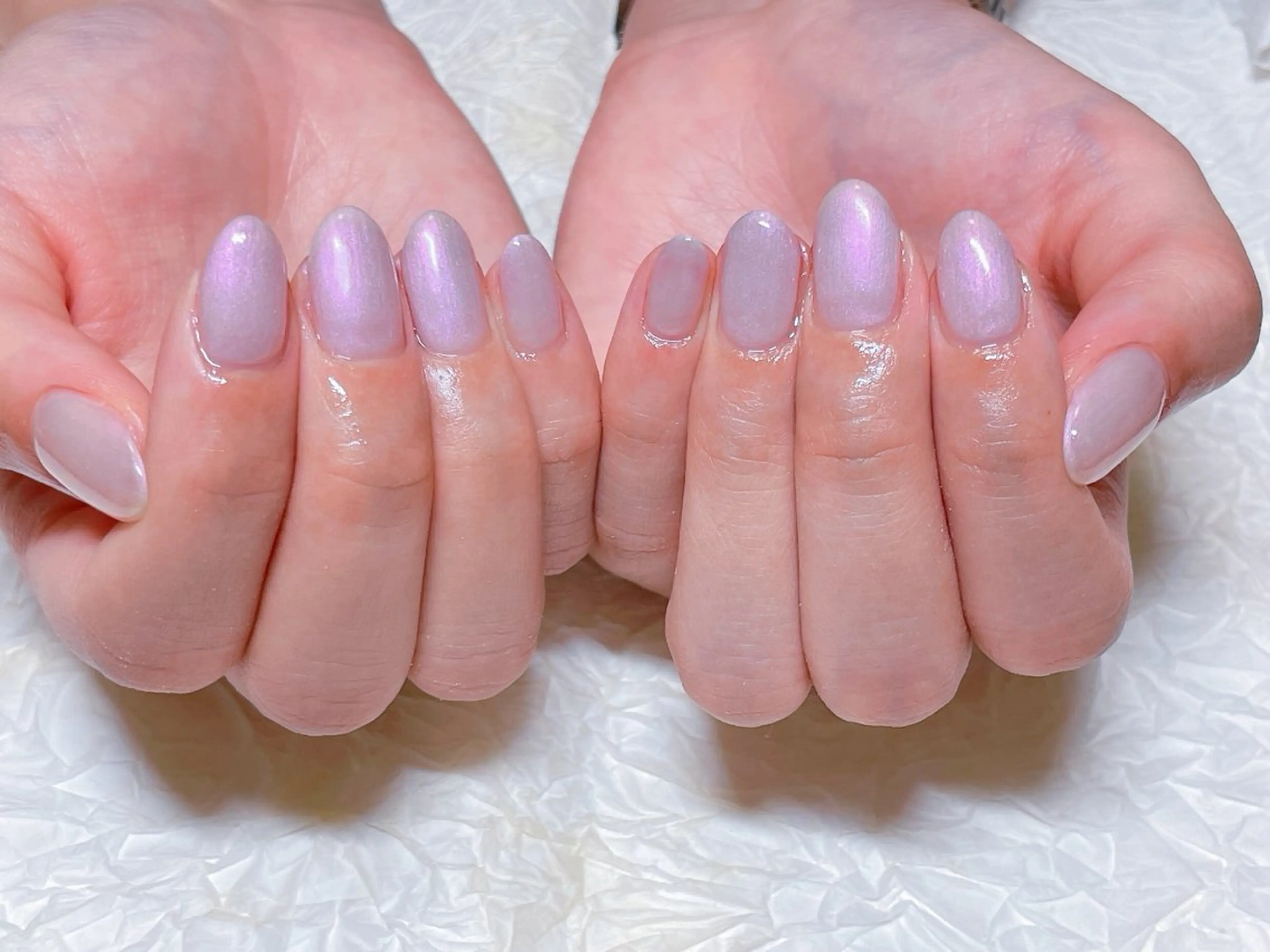 ネイル オーロラネイル ハンドネイル ハンドケア ゆ か_Nails💫のネイルデザイン