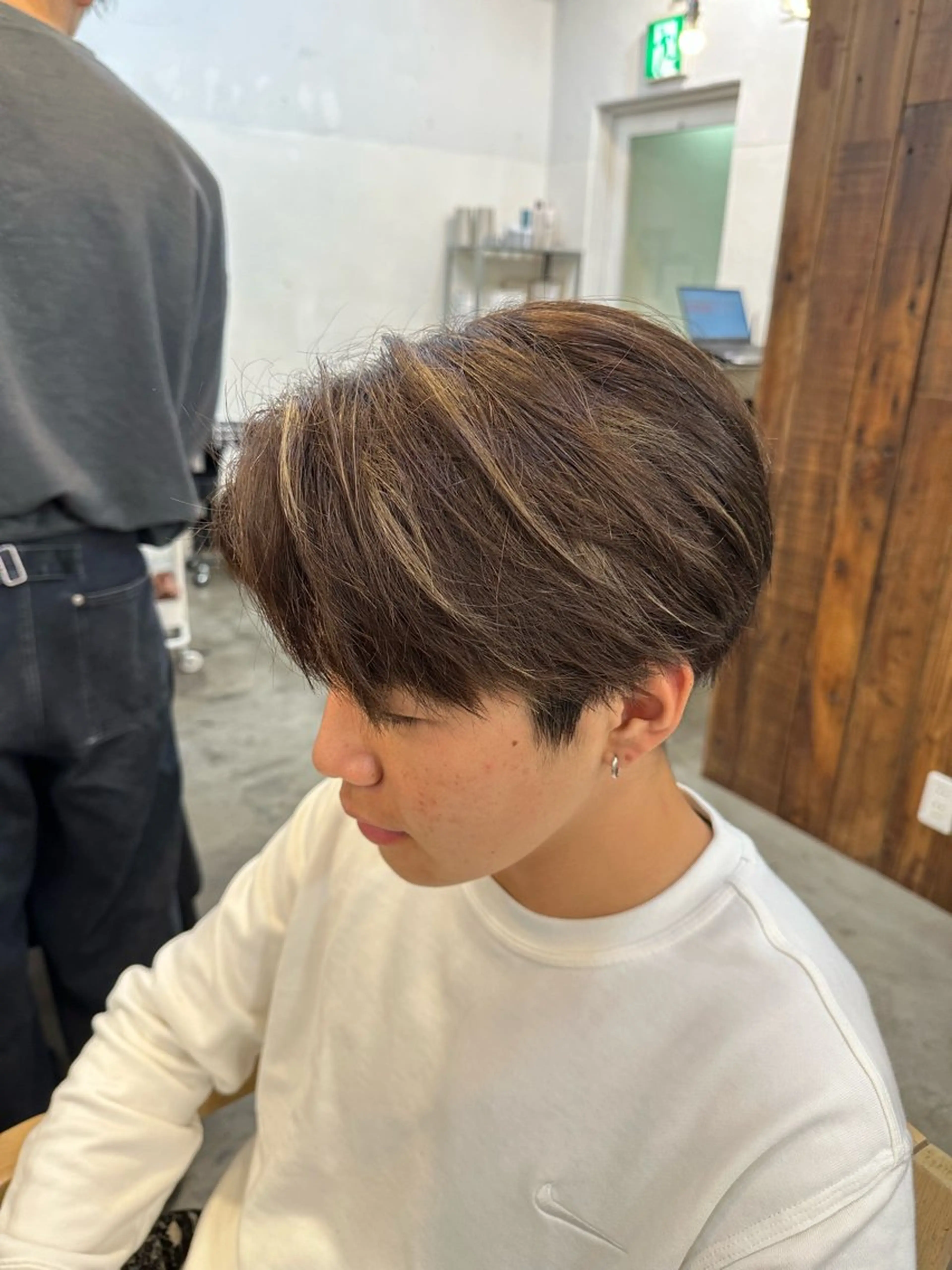 ショート カラー メンズ 横浜/ボブ/ ショート/はやとのヘアスタイル