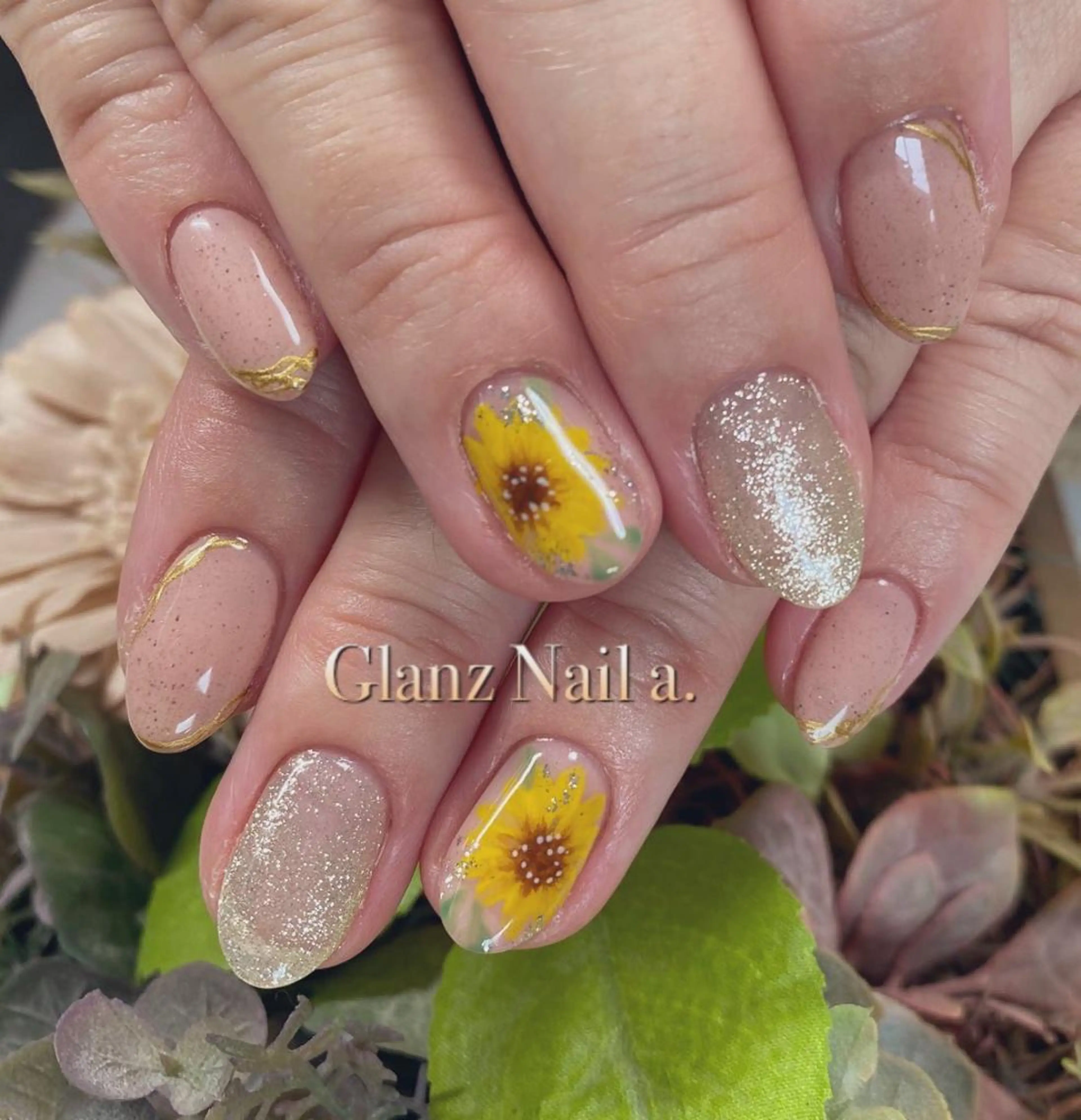 ネイル フットネイル Glanz  Nail aのネイルデザイン