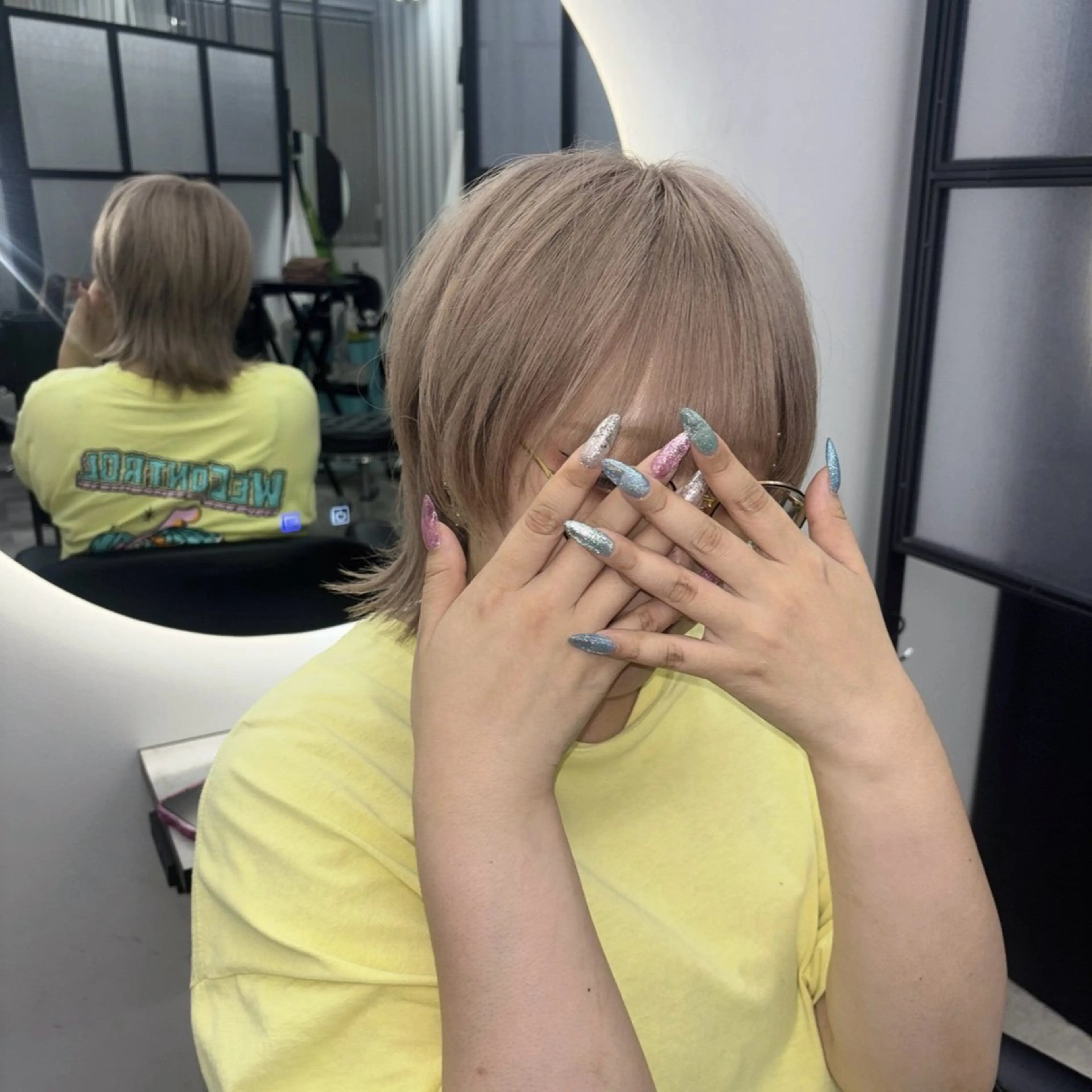 ミディアム カラー ヘアカラー Ren. 🦋デザインカラーのヘアスタイル