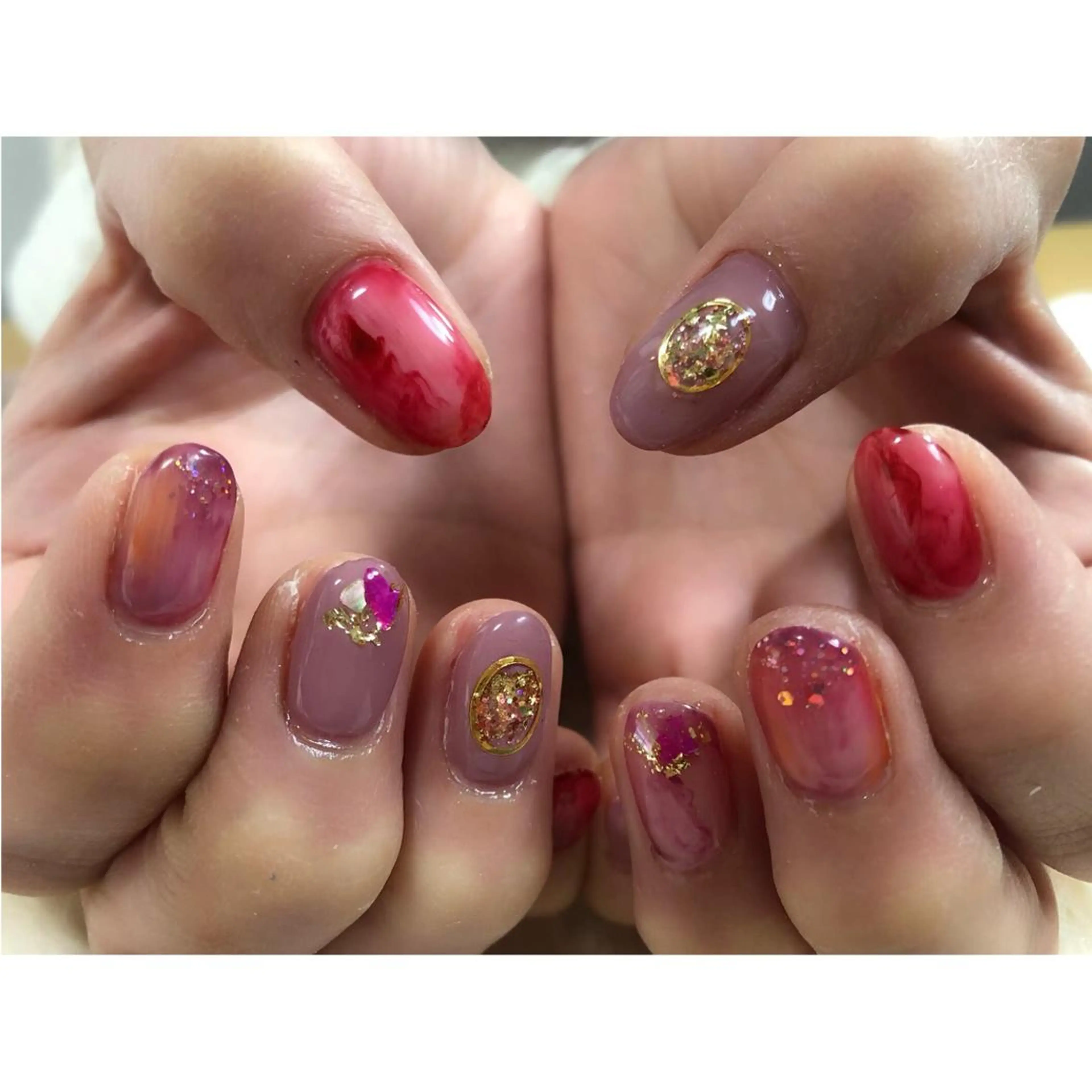 ネイル ハンドネイル 中谷 亜佑美のネイルデザイン