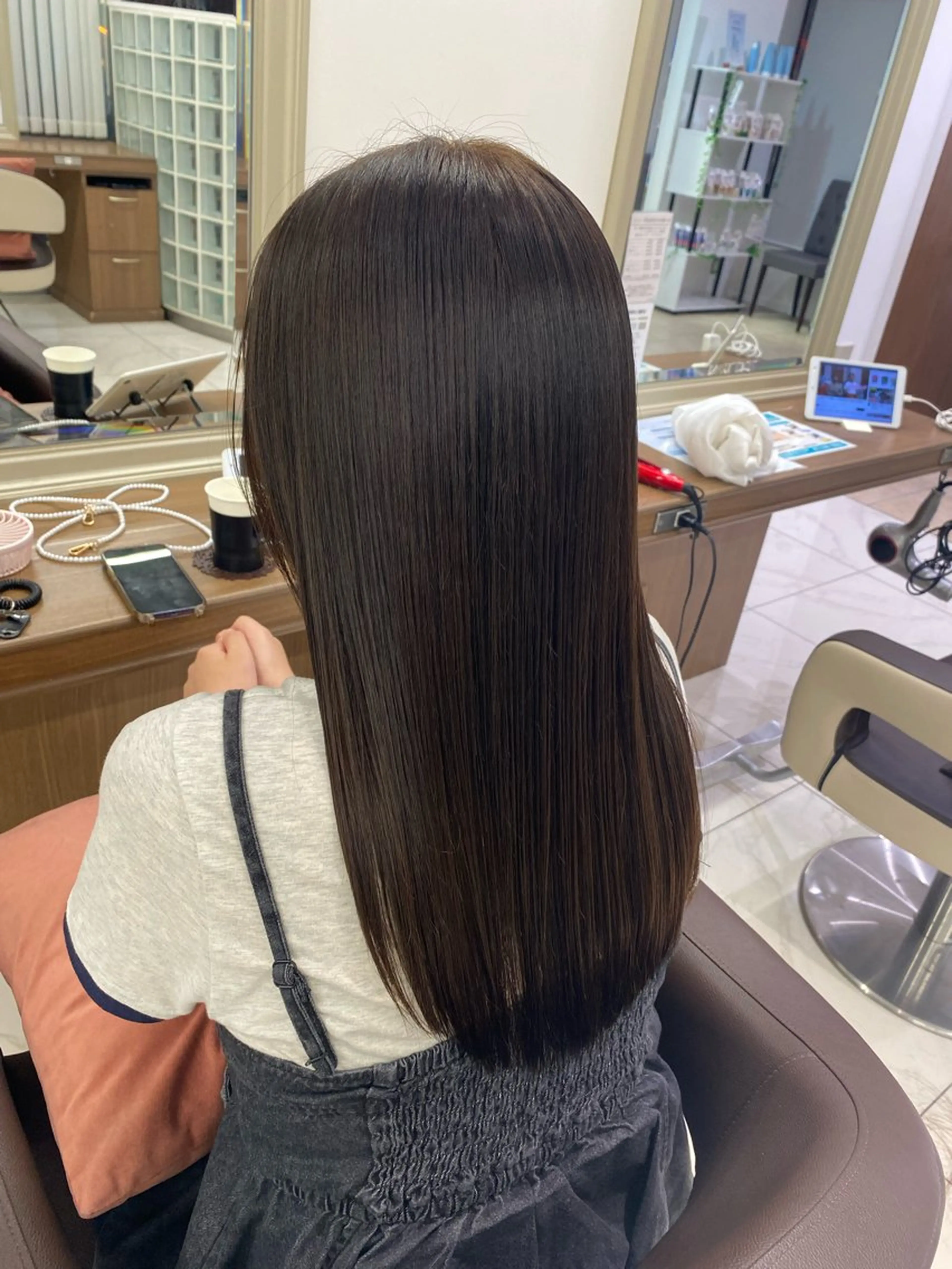 ロング カラー ベージュカラー オリーブベージュ MEY HAIR CURLYS所属・パーマ /ボブパーマ Rico💜のヘアスタイル