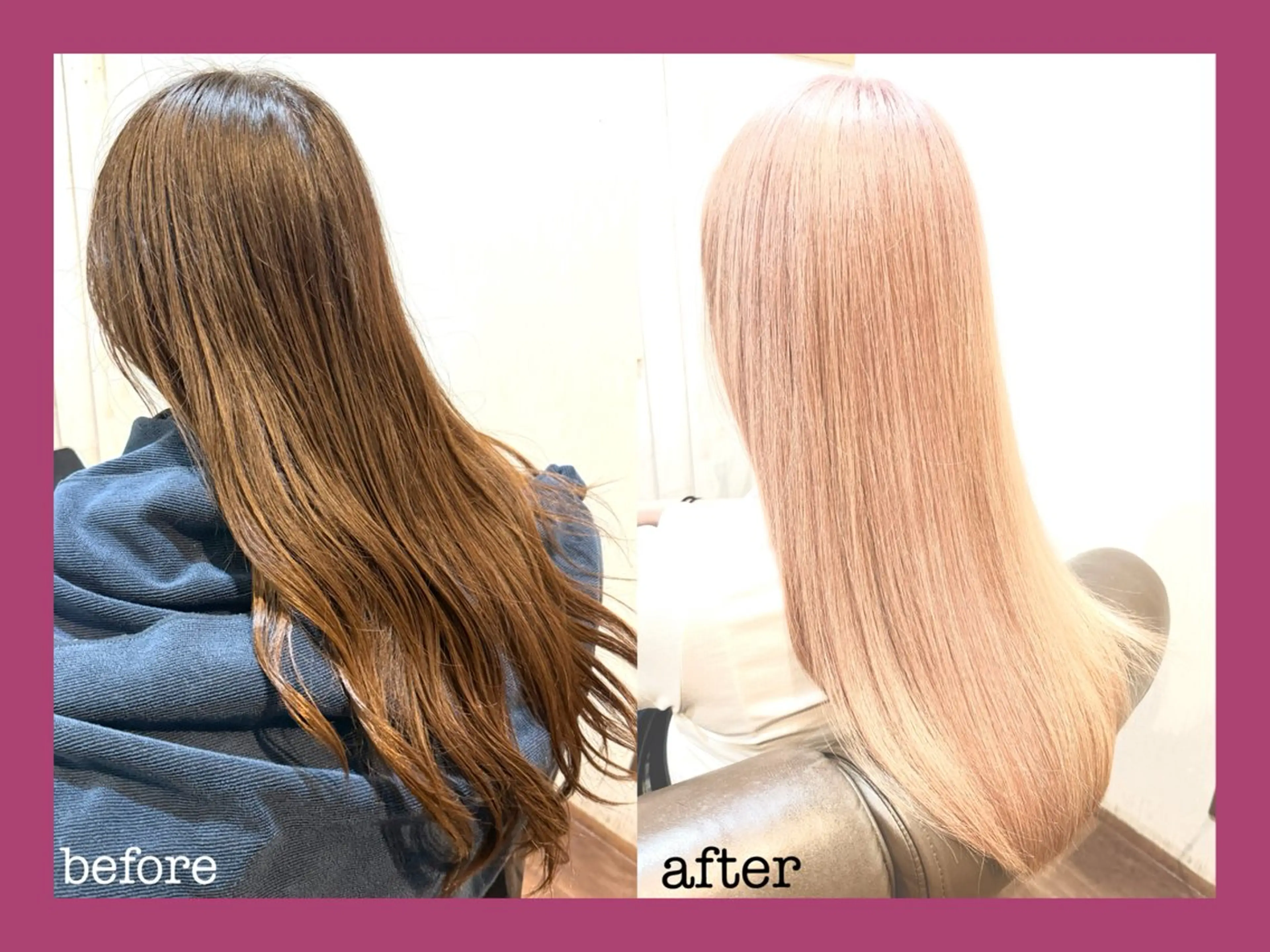 【髪質改善Lv★★★★★】Wカラー🌈＋髪質改善ミネコラ1回コース💖の写真