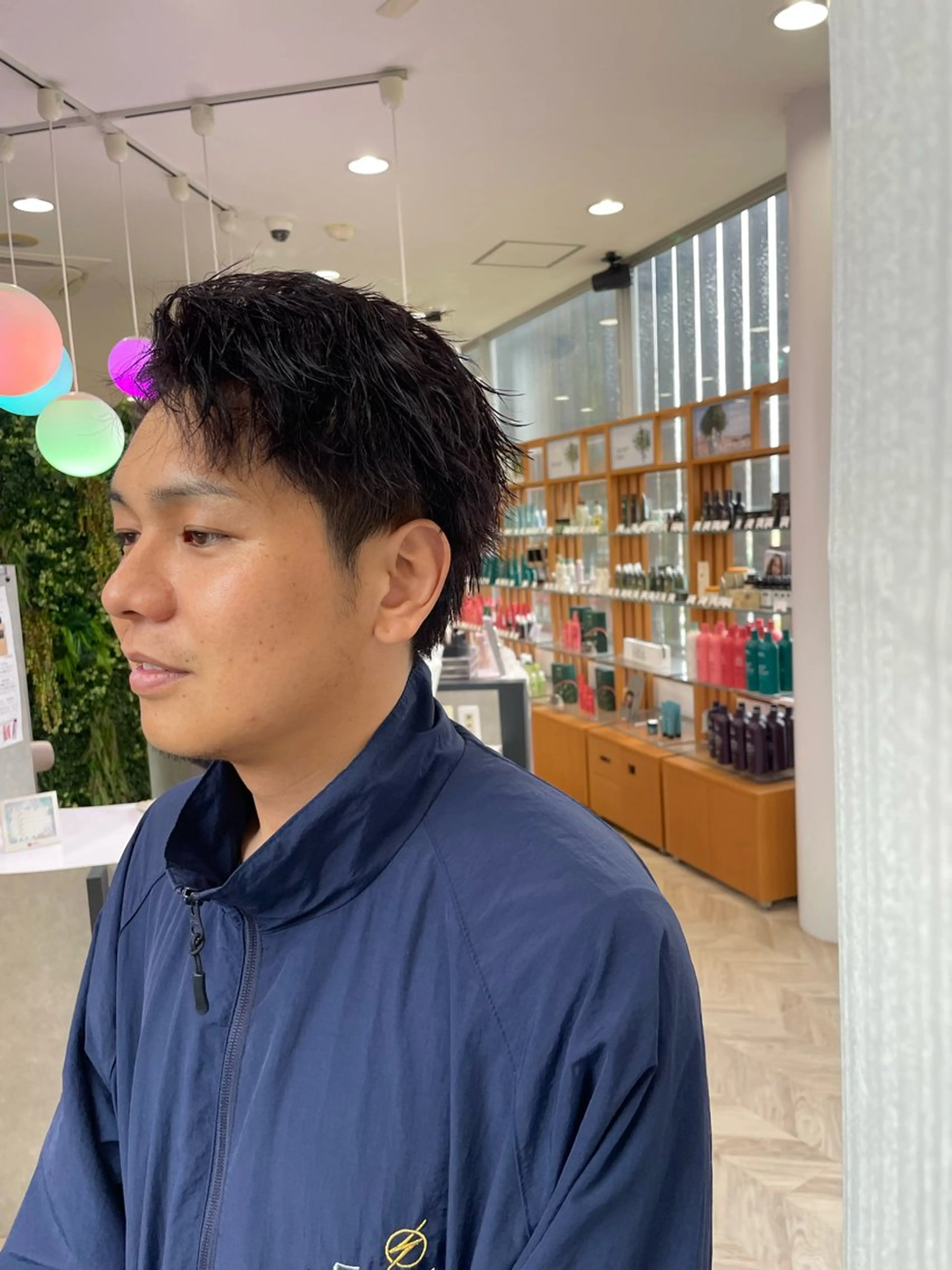 メンズ メンズパーマ 丸岡 成穂のヘアスタイル