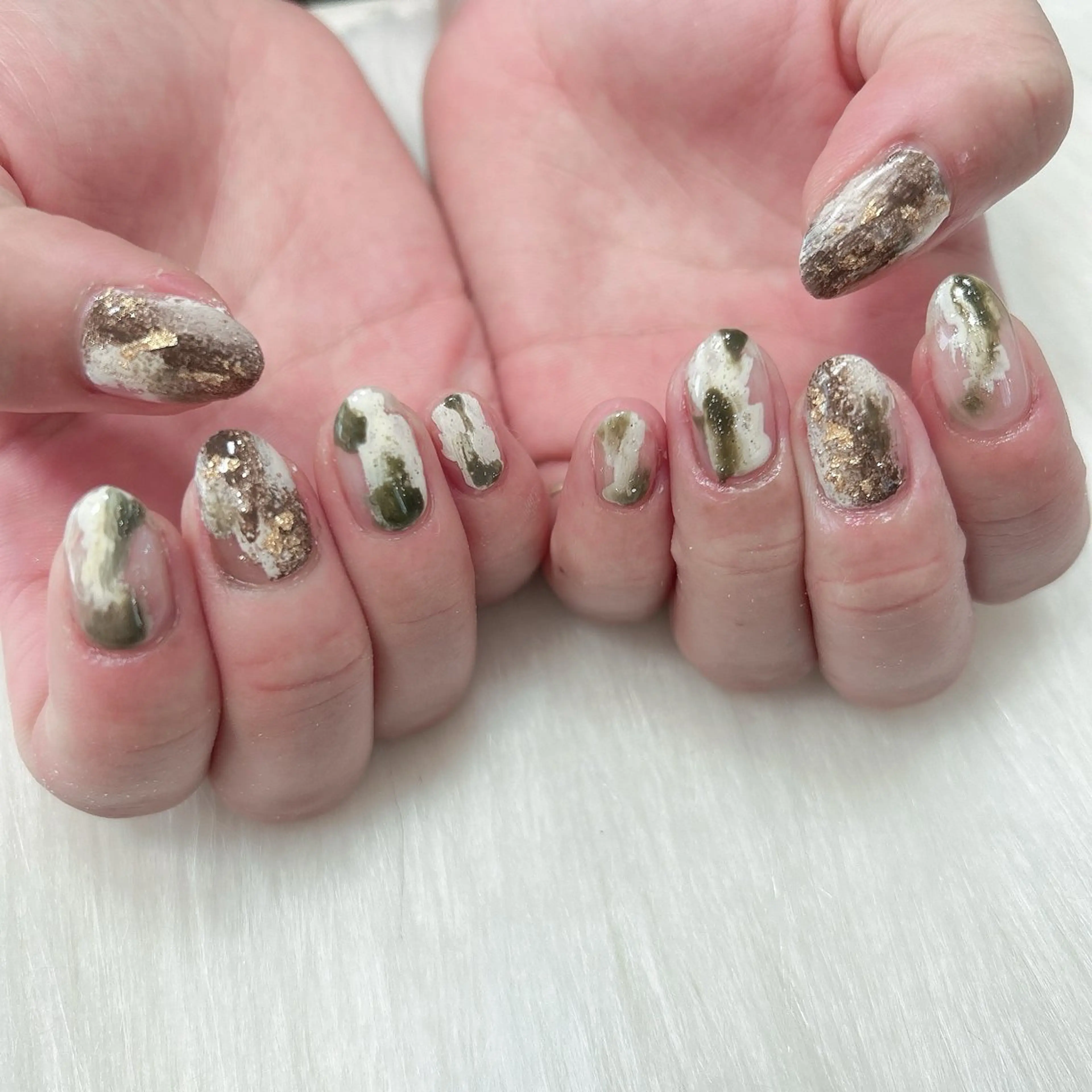 ネイル ニュアンスネイル ハンドネイル フットネイル Adite nailのネイルデザイン