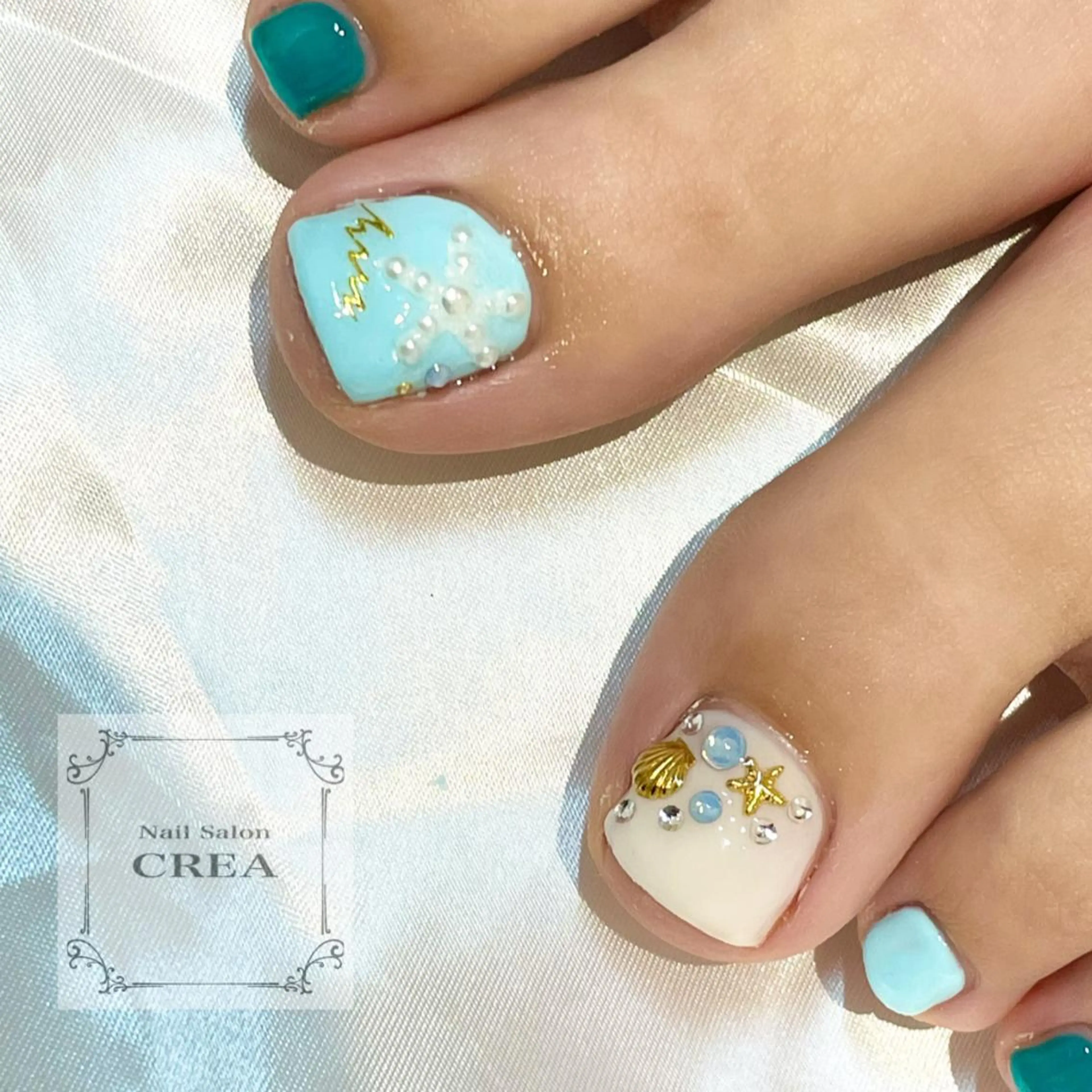 ネイル フットネイル NailSalon CREAのネイルデザイン