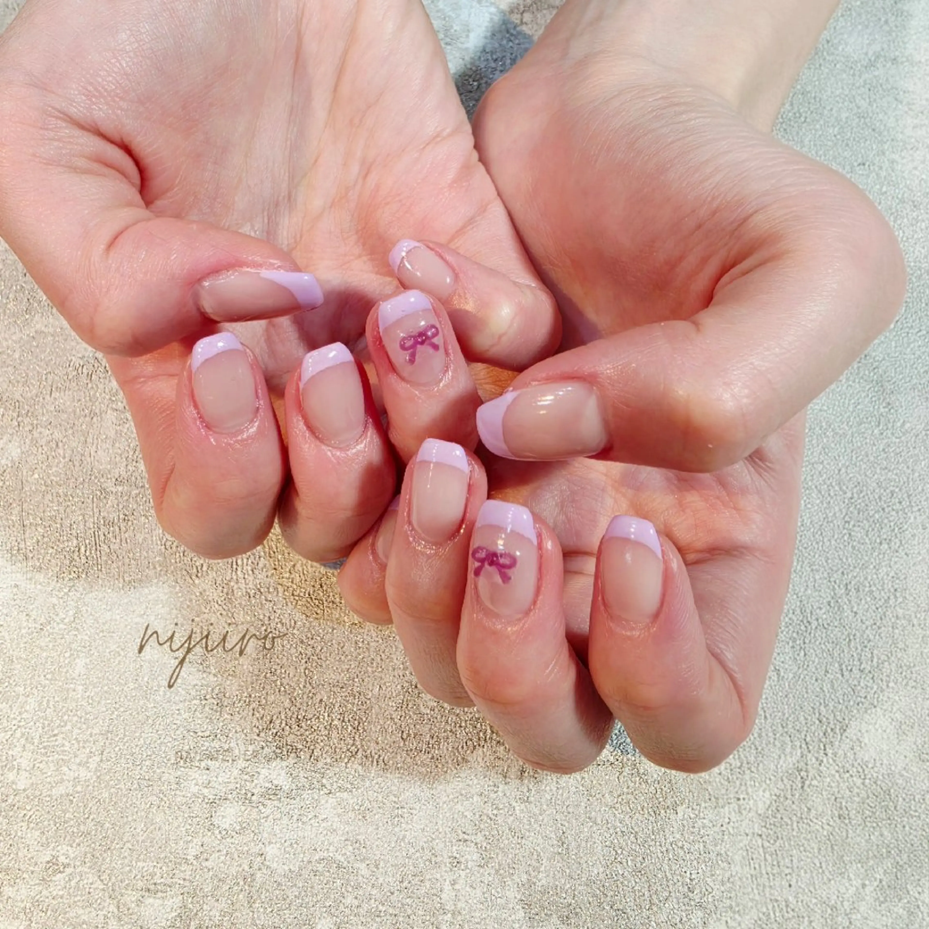 ネイル ハンドネイル nailatelier nijiiro.所属・nijiiro🌈 サトウのネイルデザイン