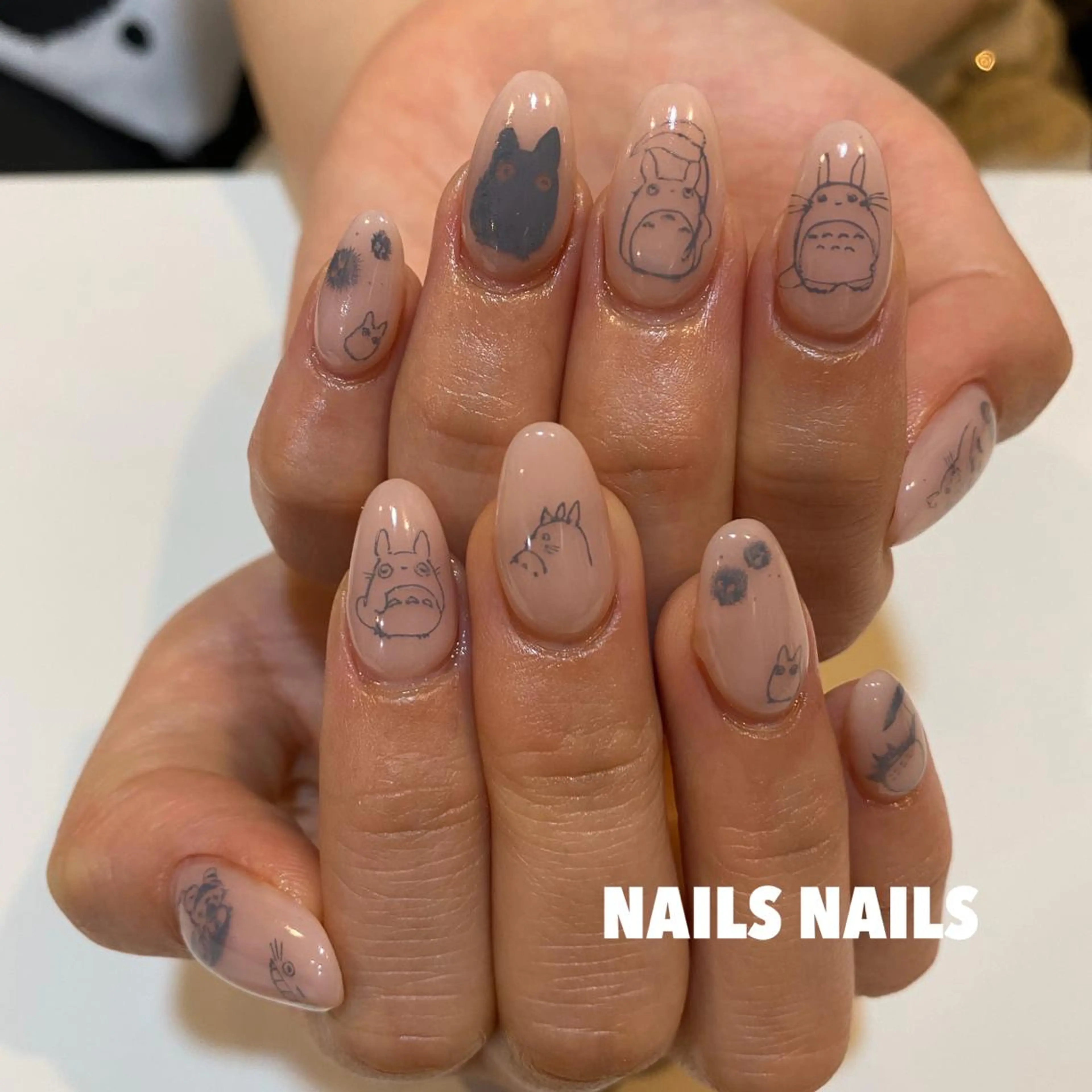 ネイル 長さ出し スカルプネイル ハンドネイル NAILSNAILS ERIKAのネイルデザイン