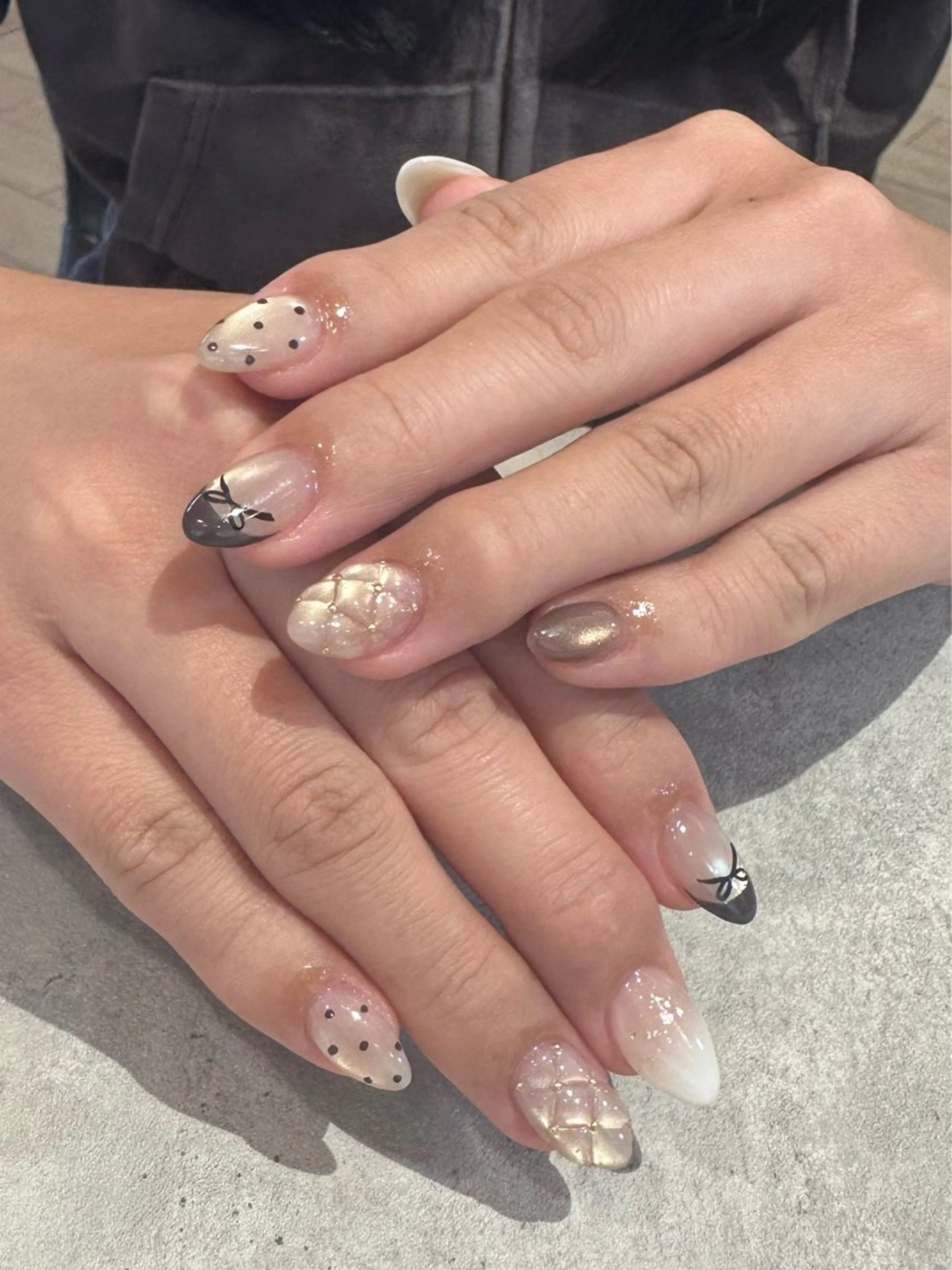 ネイル ハンドネイル 豊島 波奈のネイルデザイン