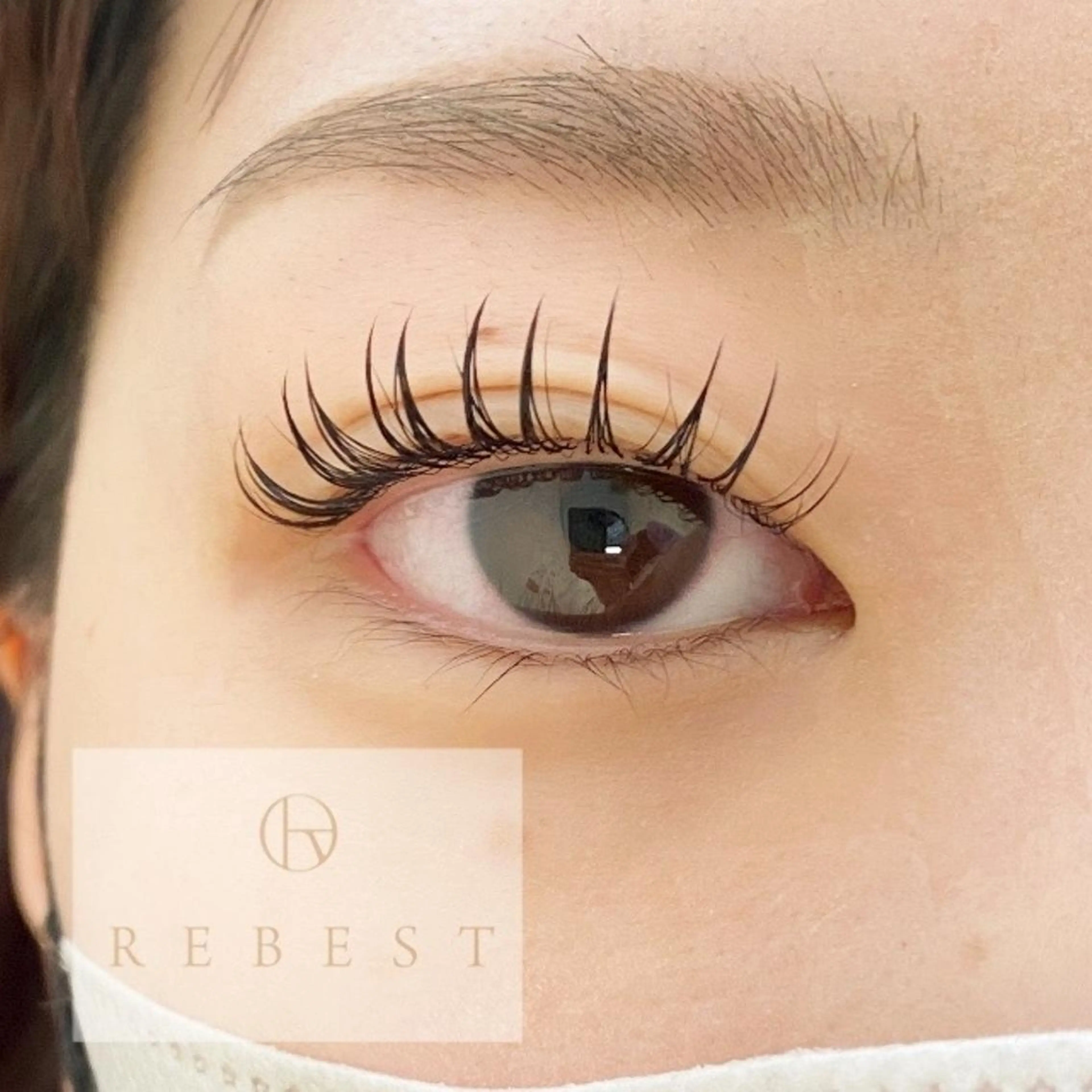 マツエク・マツパ パリジェンヌラッシュリフト まつげパーマ Lashlift 👁️REBESTのマツエク・マツパデザイン