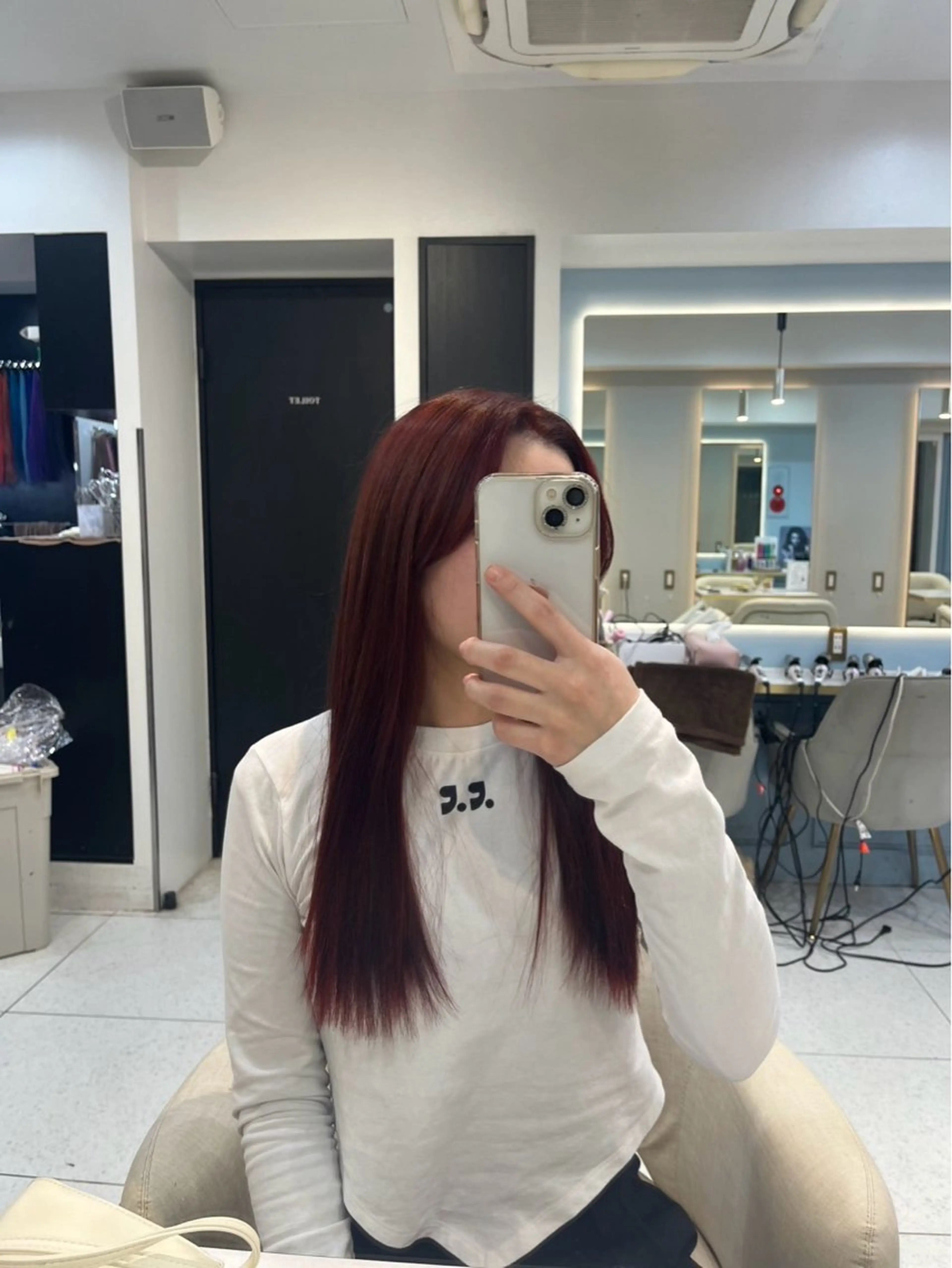 ロング カラー シールエクステ ベージュカラー ブリーチ ケアブリーチ 透明感カラー ハイトーン/髪質改善 🦋KASUGA🖤のヘアスタイル