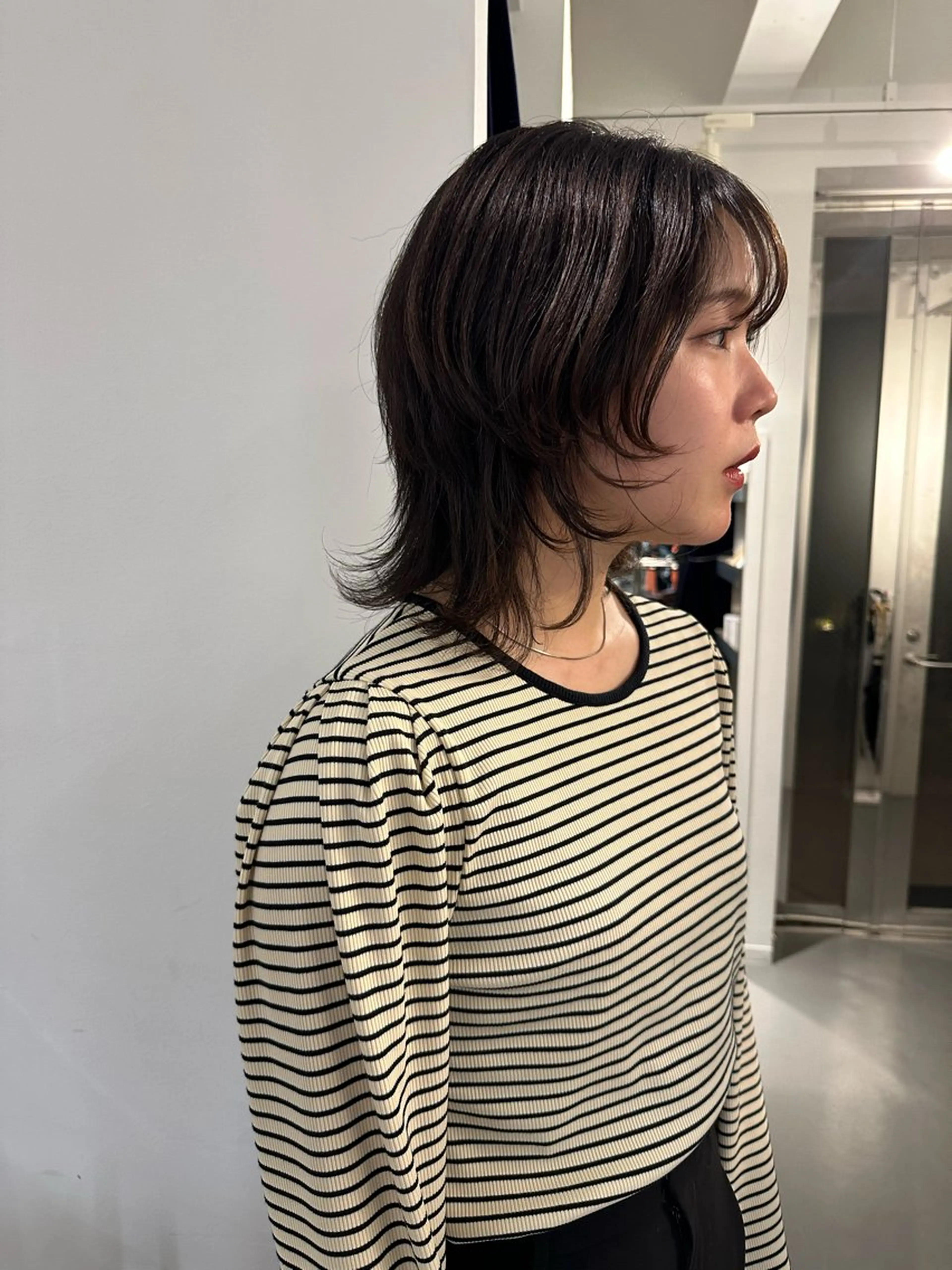 ミディアム カット お悩み解決パーマ hana🩰のヘアスタイル