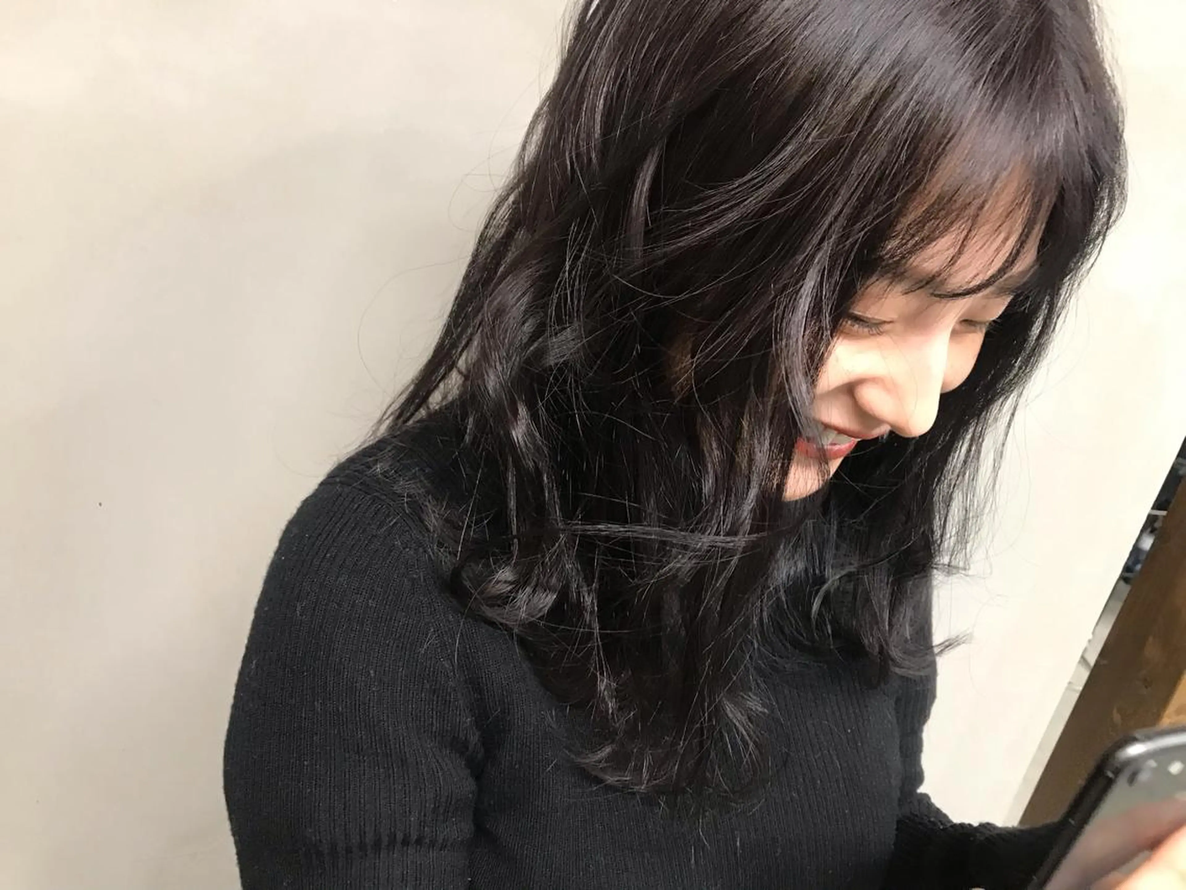 セミロング アッシュ ヘアカラー トリートメント 韓国 / 中国ヘア 🦋Noniのヘアスタイル