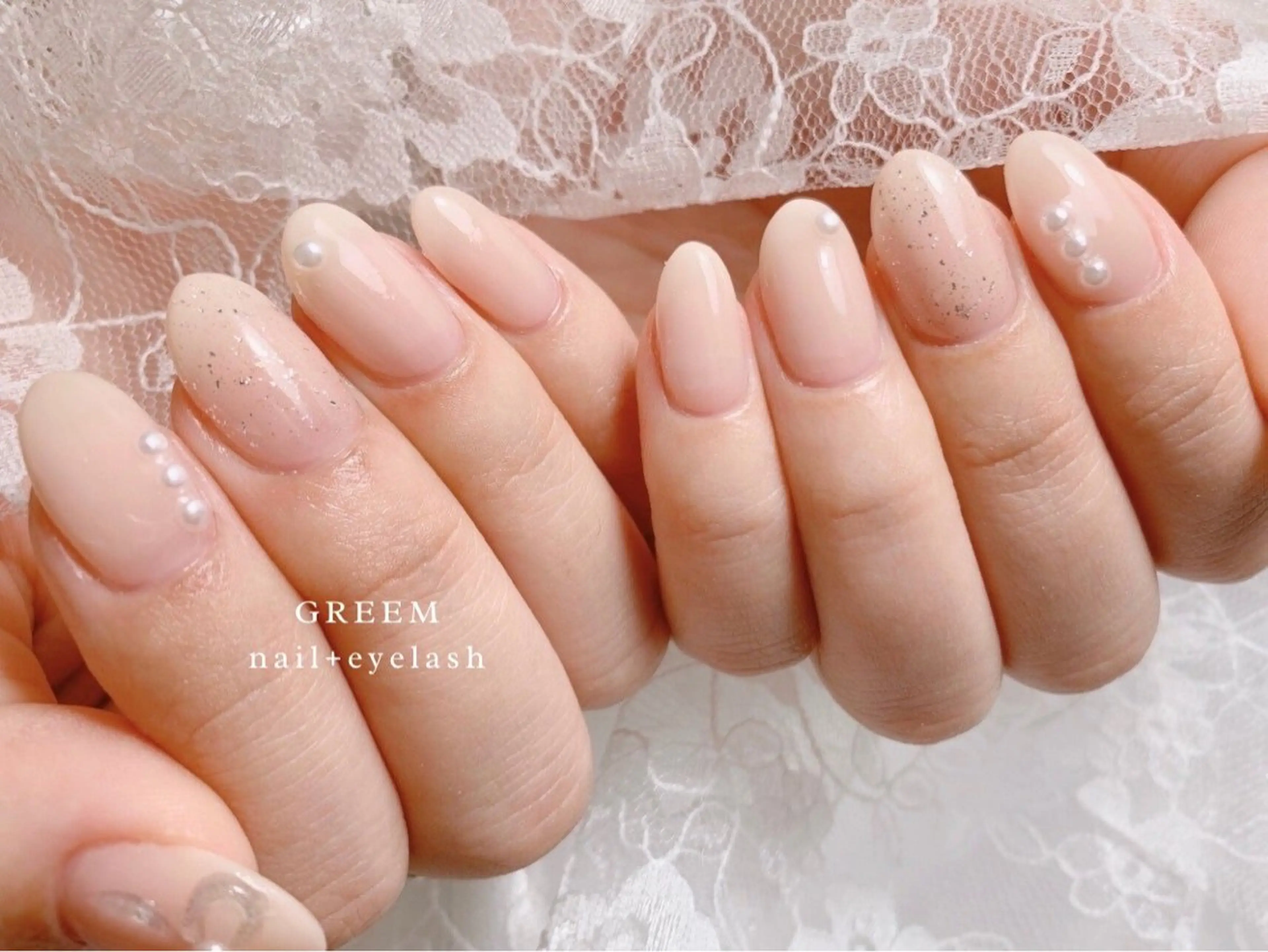 ネイル オフィスネイル ハンドネイル GREEM グリームのネイルデザイン