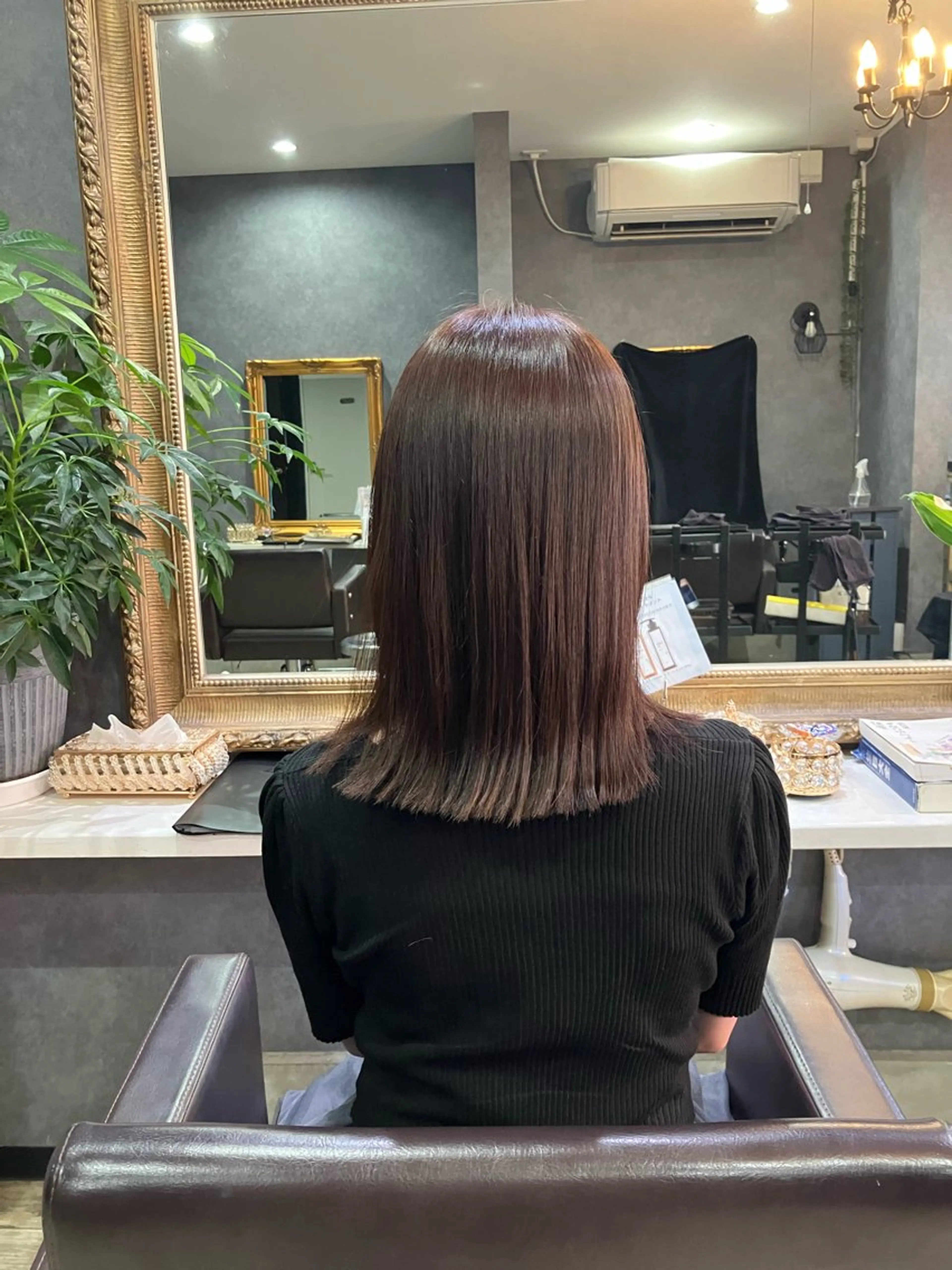ミディアム 3A ゆかりのヘアスタイル