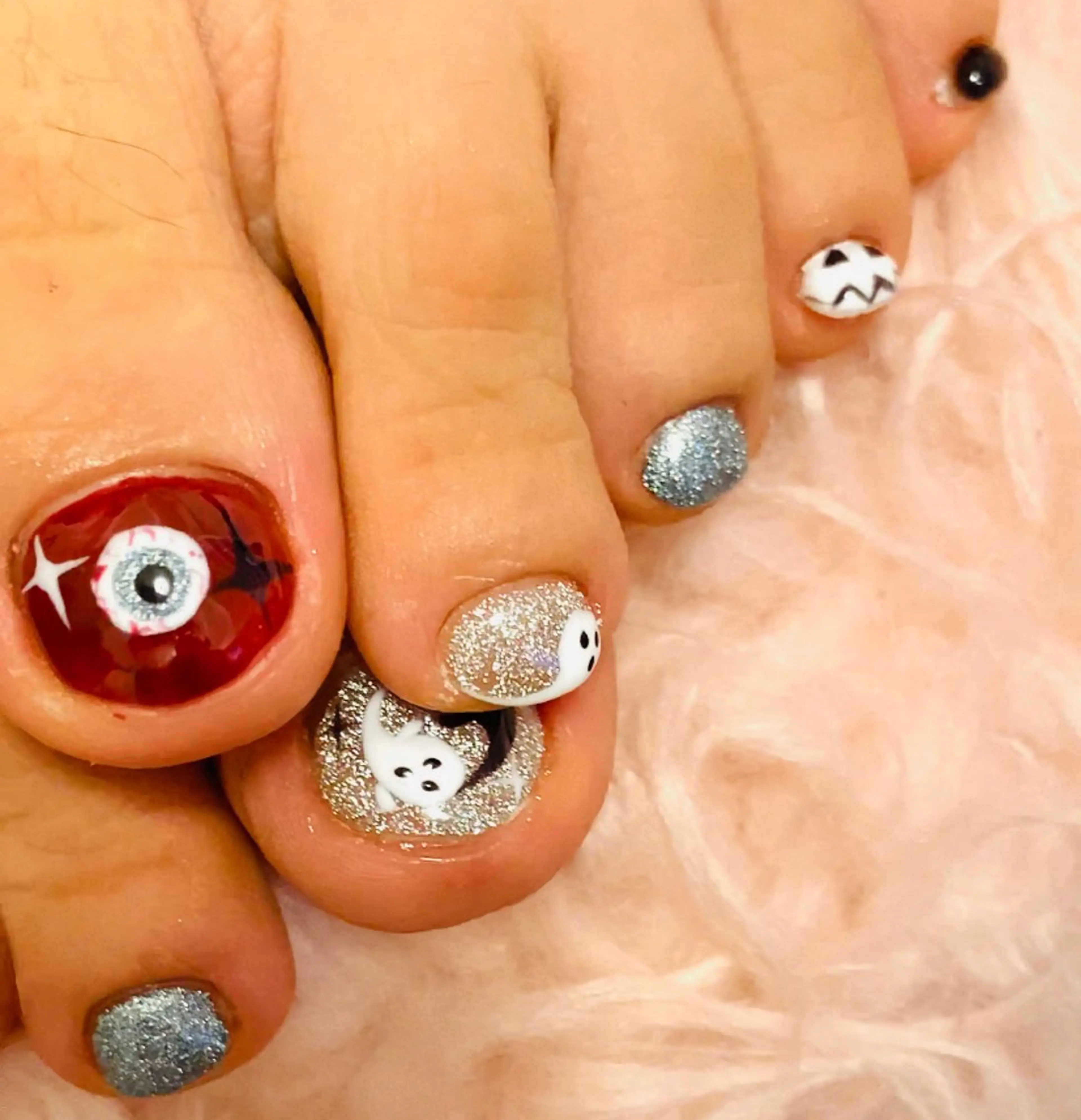 ネイル フットネイル ハロウィン HandSnail自宅サロン所属・HandSnail 座間自宅ネイルサロンのネイルデザイン