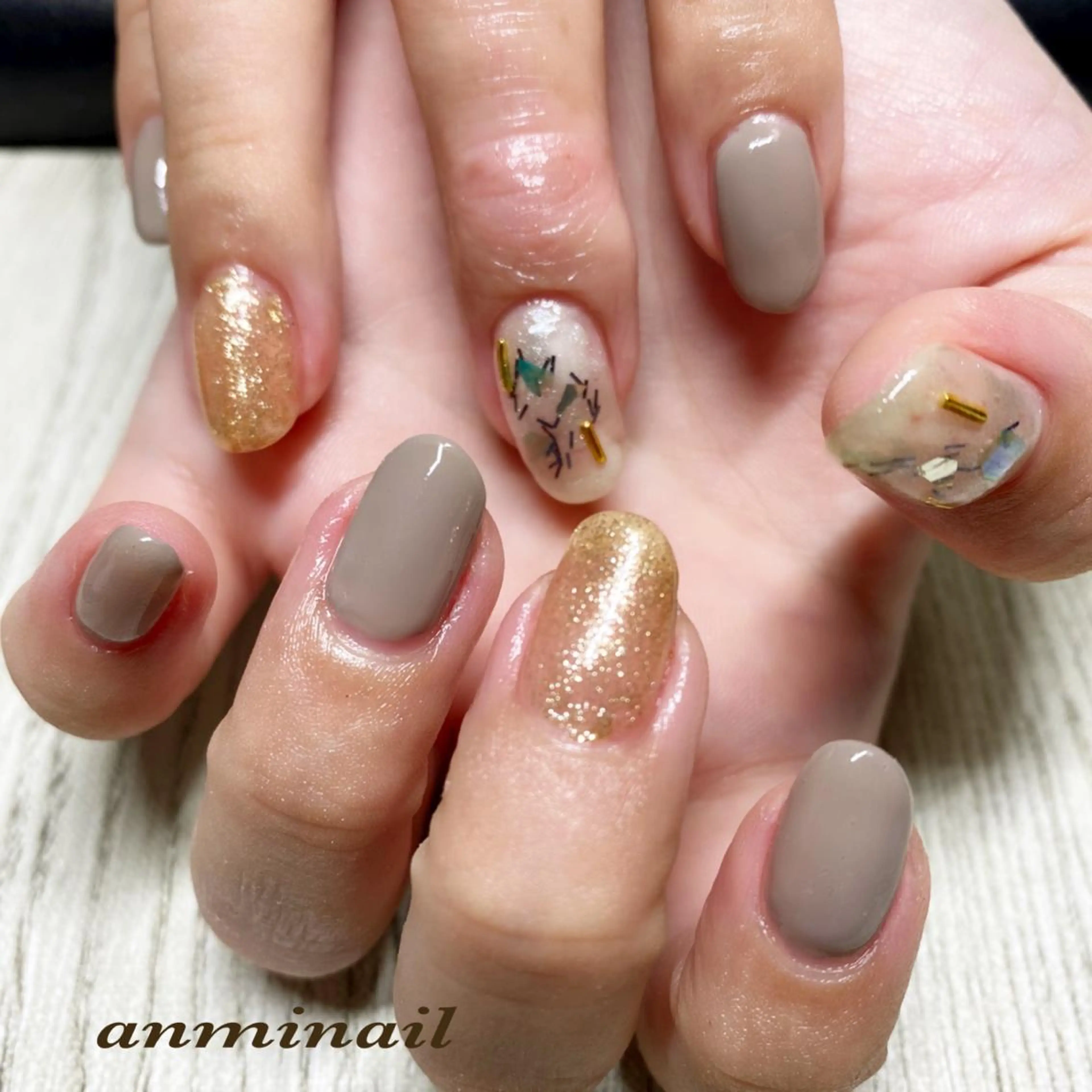 ネイル ニュアンスネイル 野宮 和美のネイルデザイン