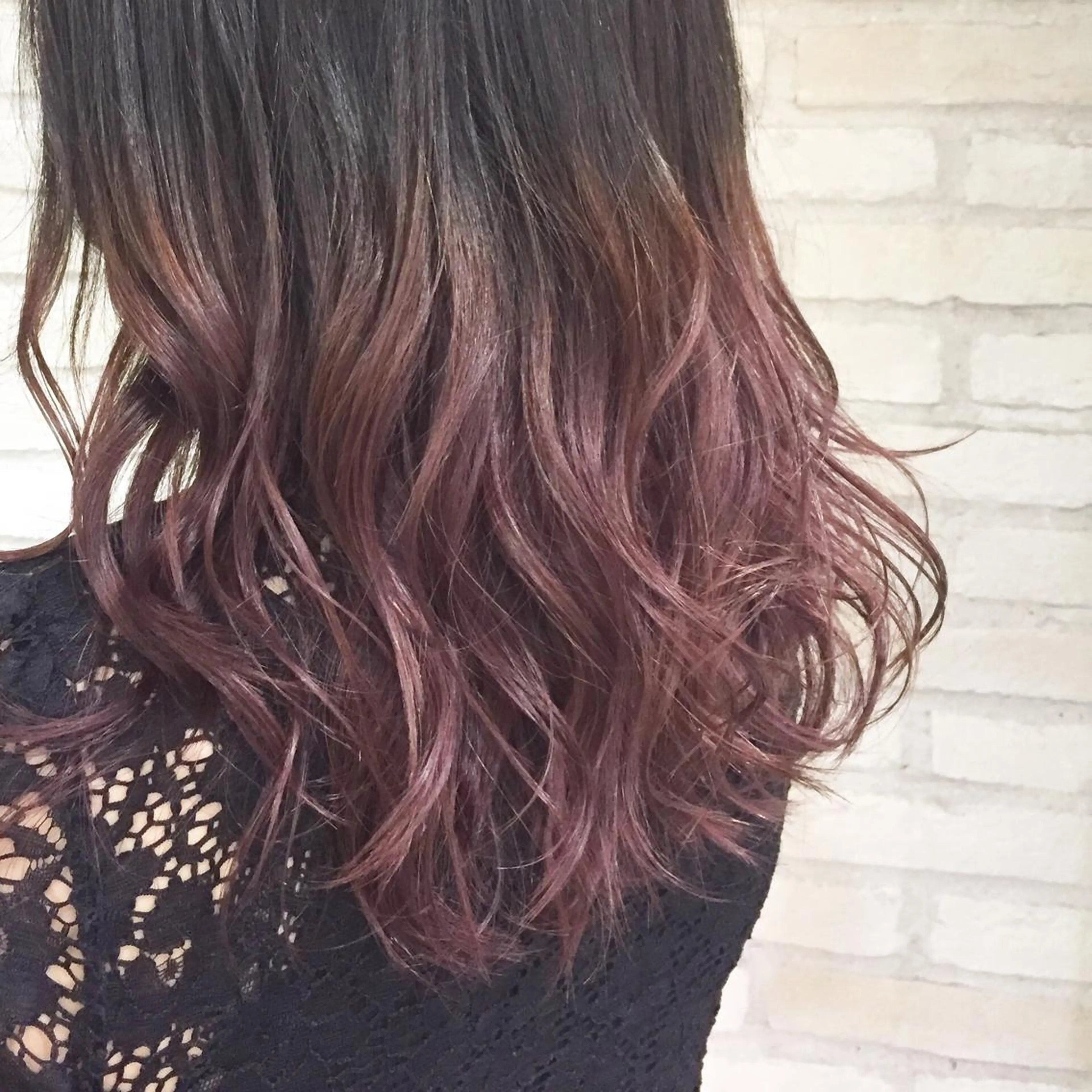 ロング ピンクラベンダー HAUS 片山みほのヘアスタイル