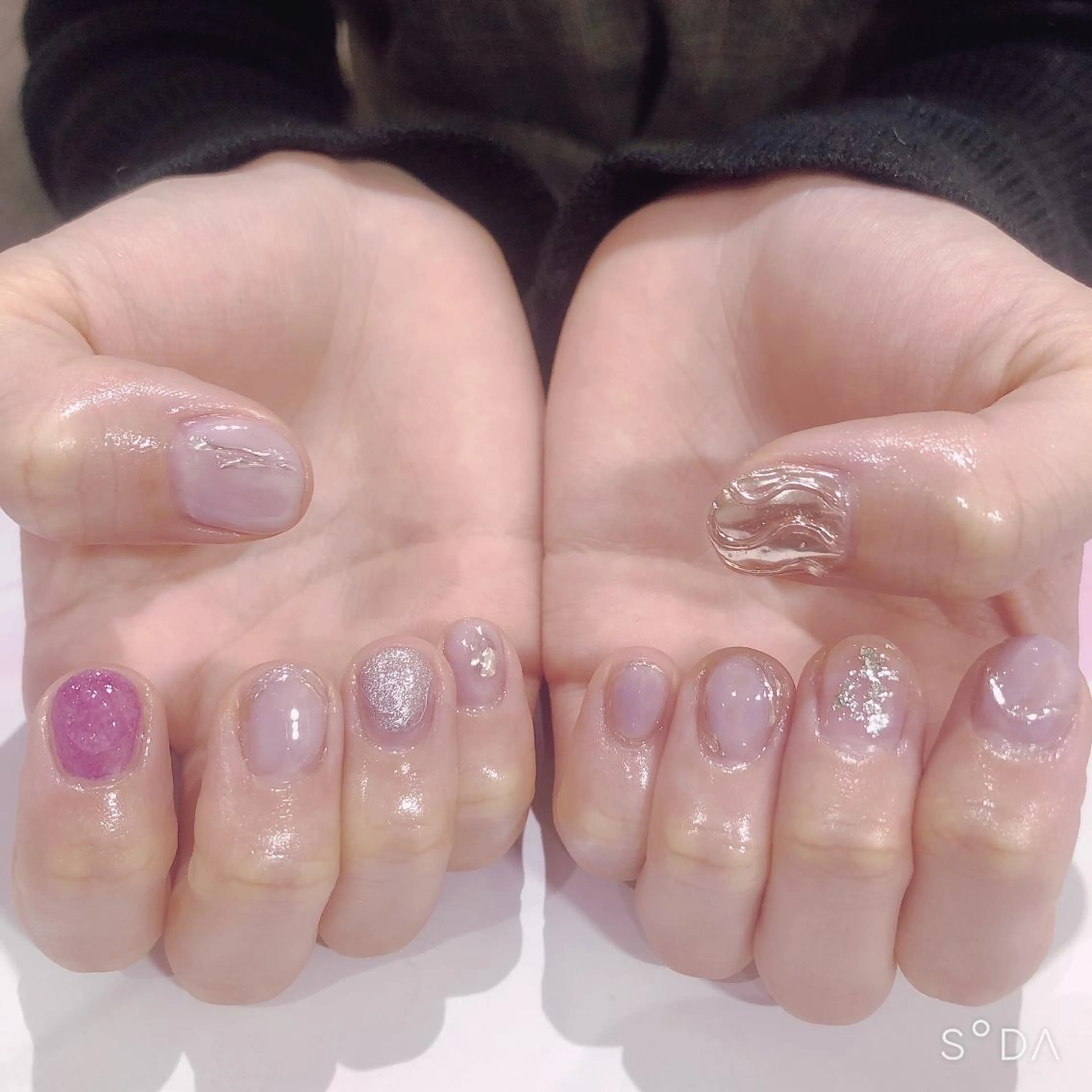 ネイル ニュアンスネイル ハンドネイル 吉野✨ ネイルデザイナー✨のネイルデザイン